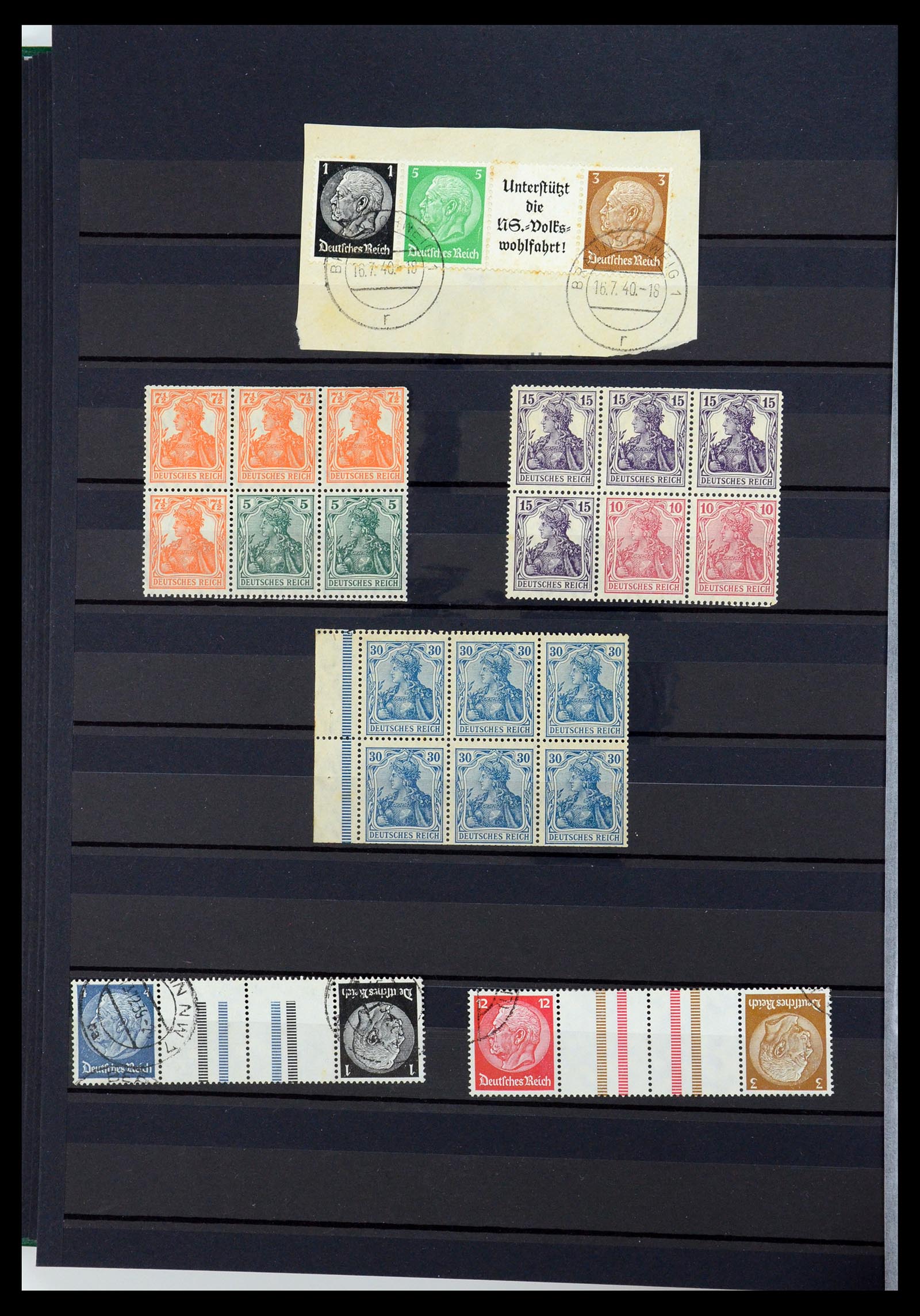 35729 016 - Postzegelverzameling 35729 Duitsland combinaties 1920-1980.