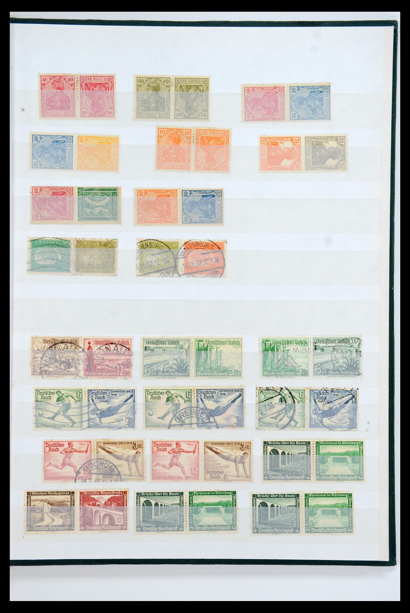 35729 020 - Postzegelverzameling 35729 Duitsland combinaties 1920-1980.