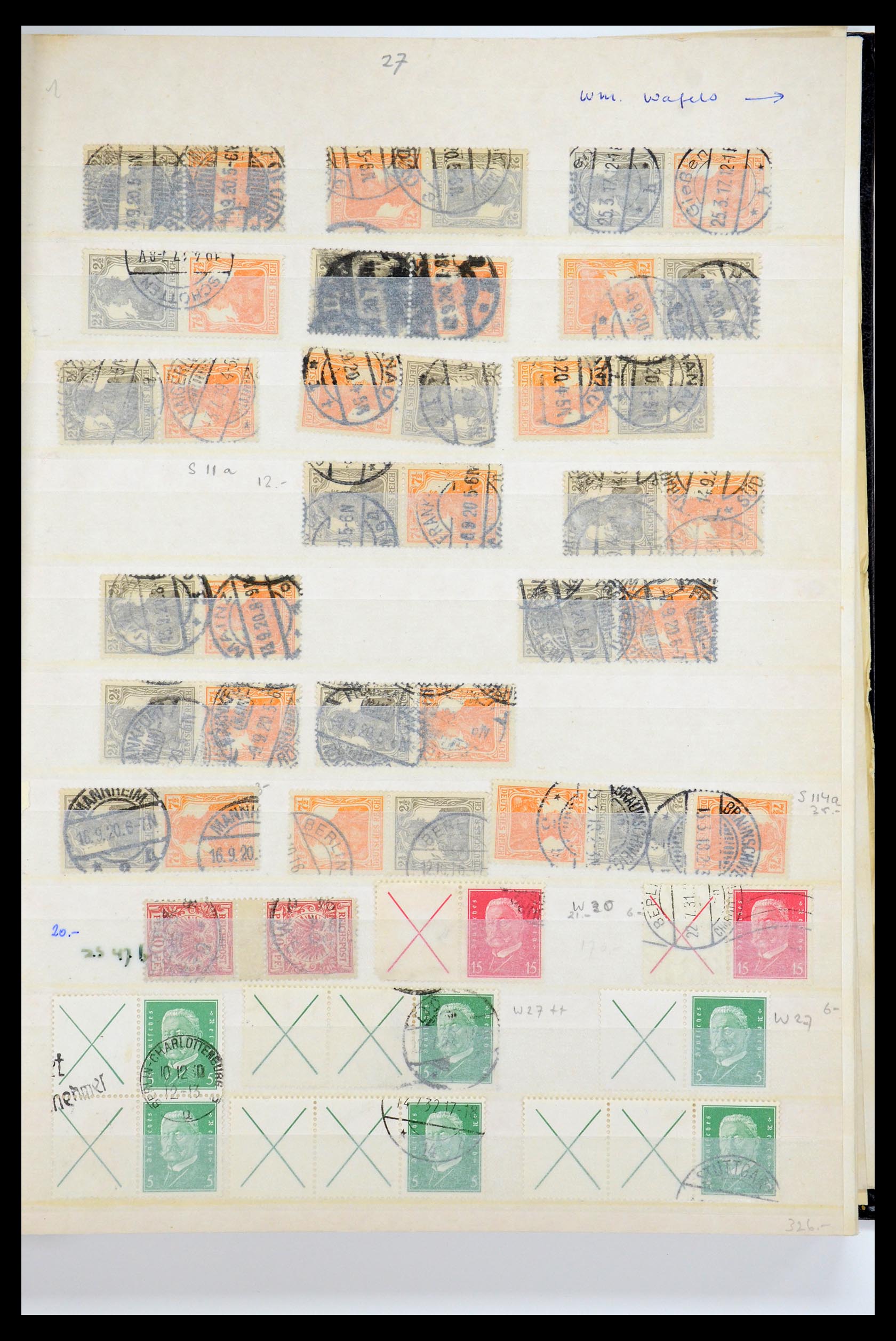 35729 028 - Postzegelverzameling 35729 Duitsland combinaties 1920-1980.