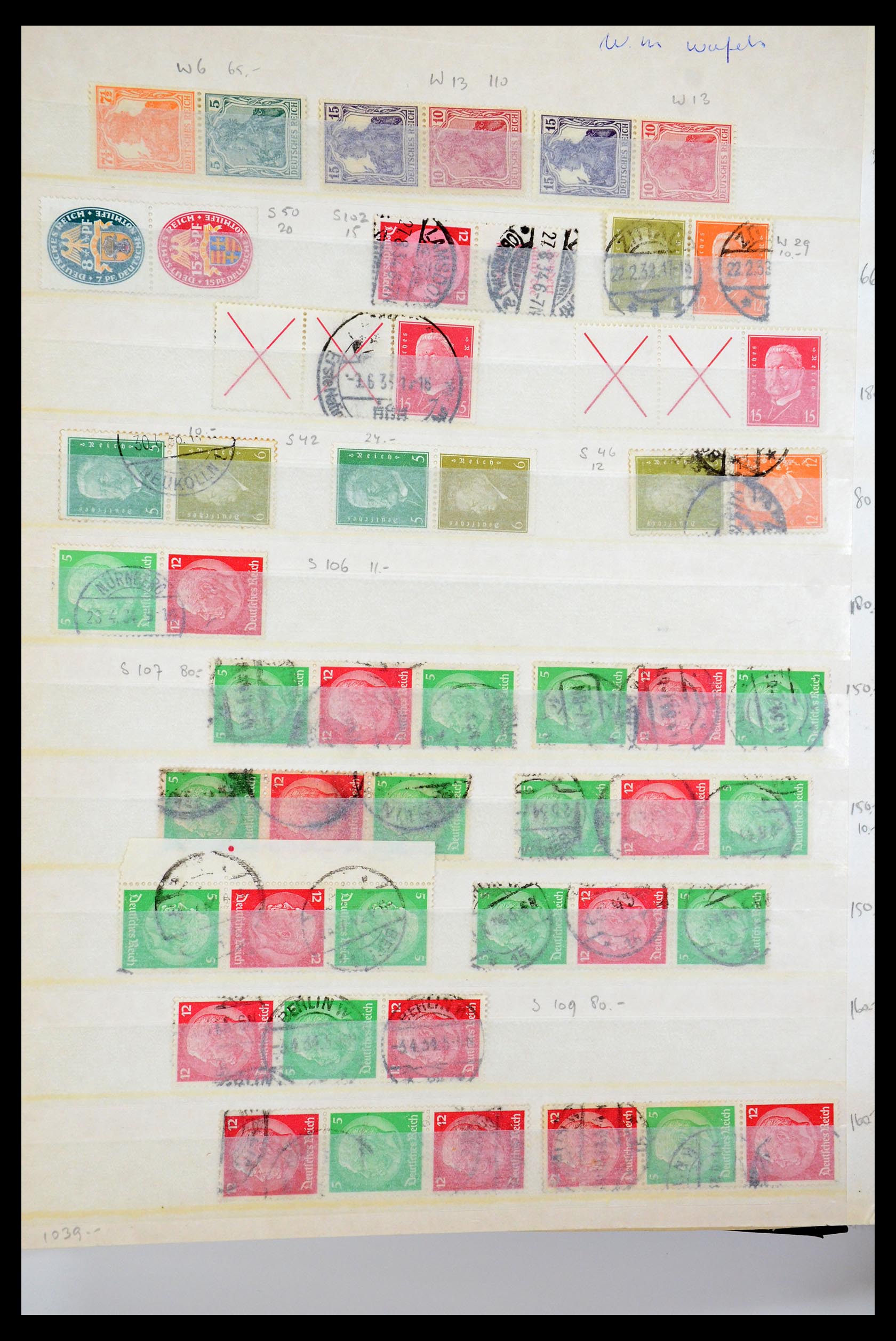 35729 029 - Postzegelverzameling 35729 Duitsland combinaties 1920-1980.