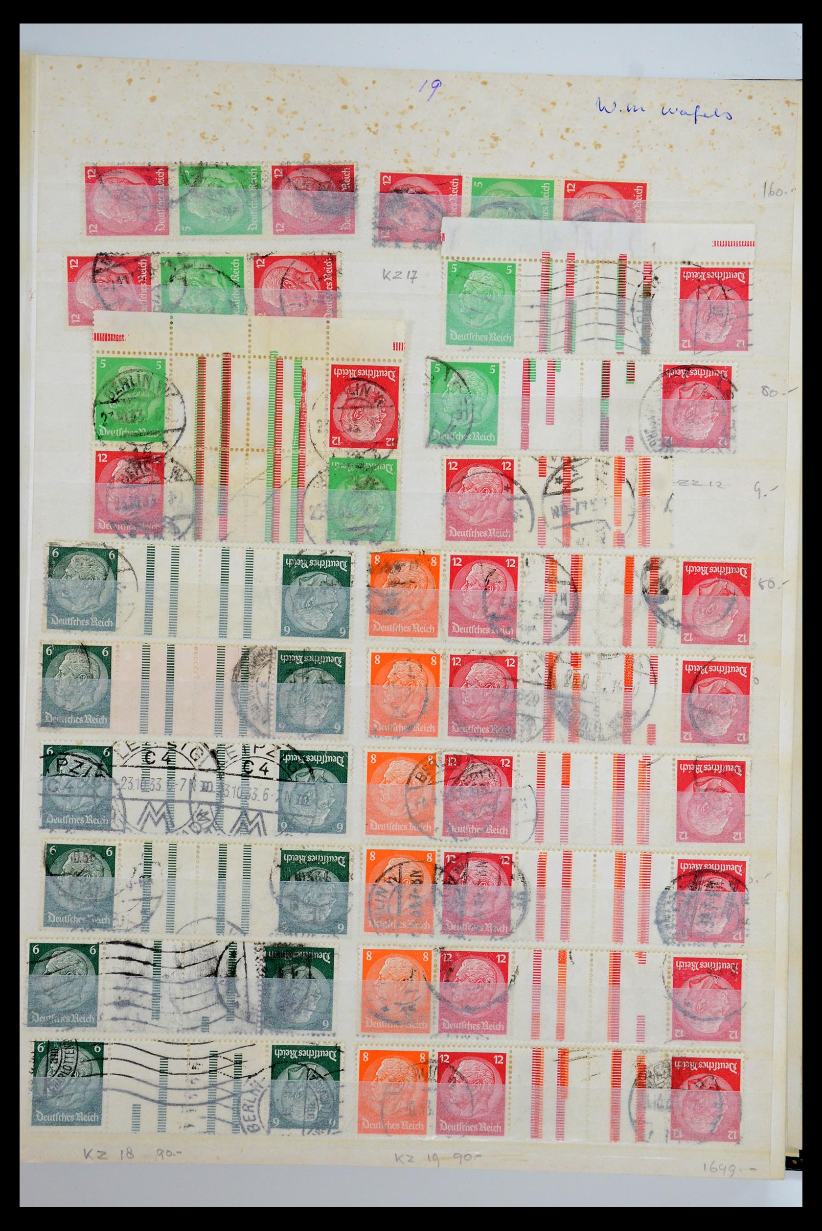 35729 030 - Stamp Collection 35729 Germany combinations 1920-1980.