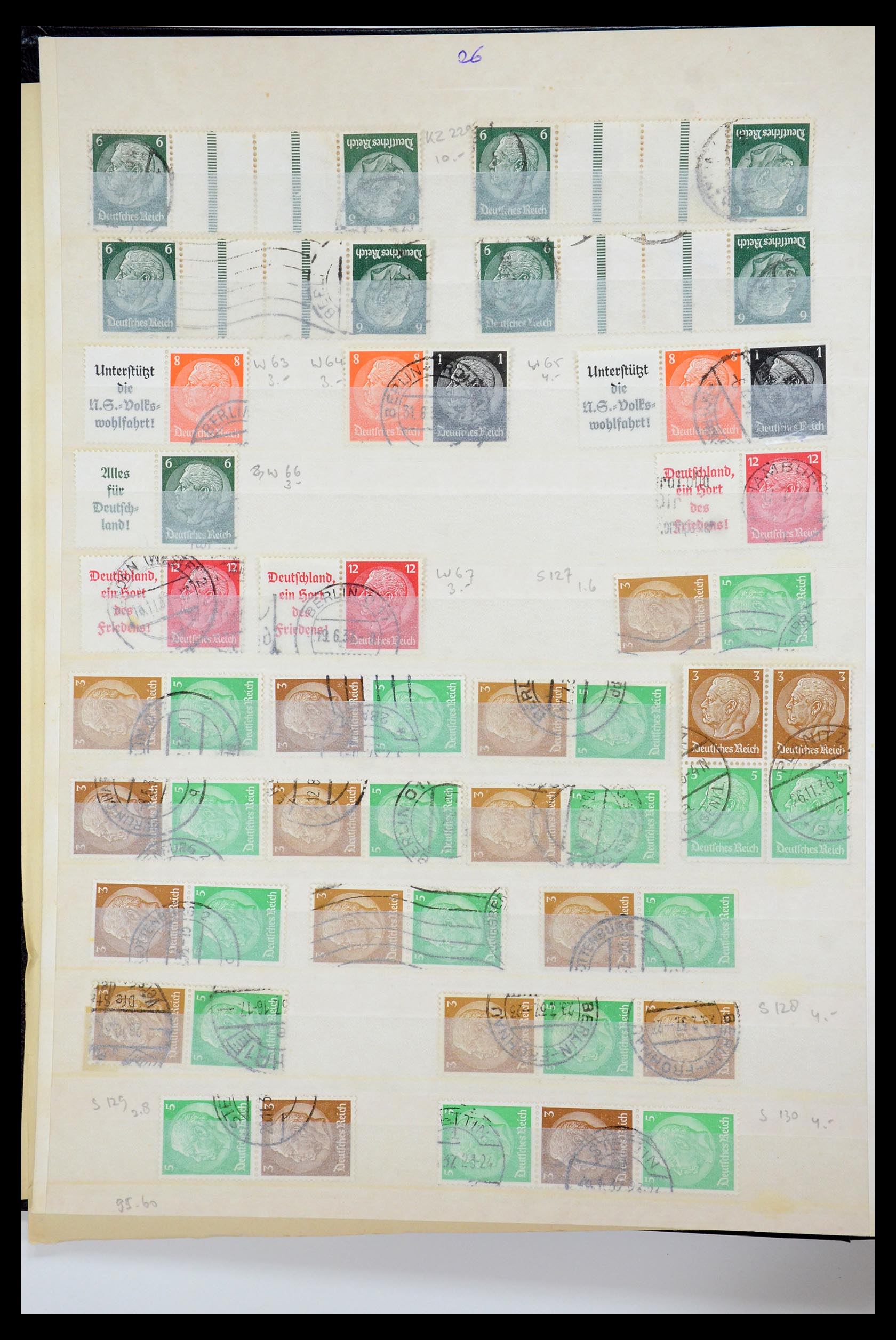 35729 033 - Stamp Collection 35729 Germany combinations 1920-1980.