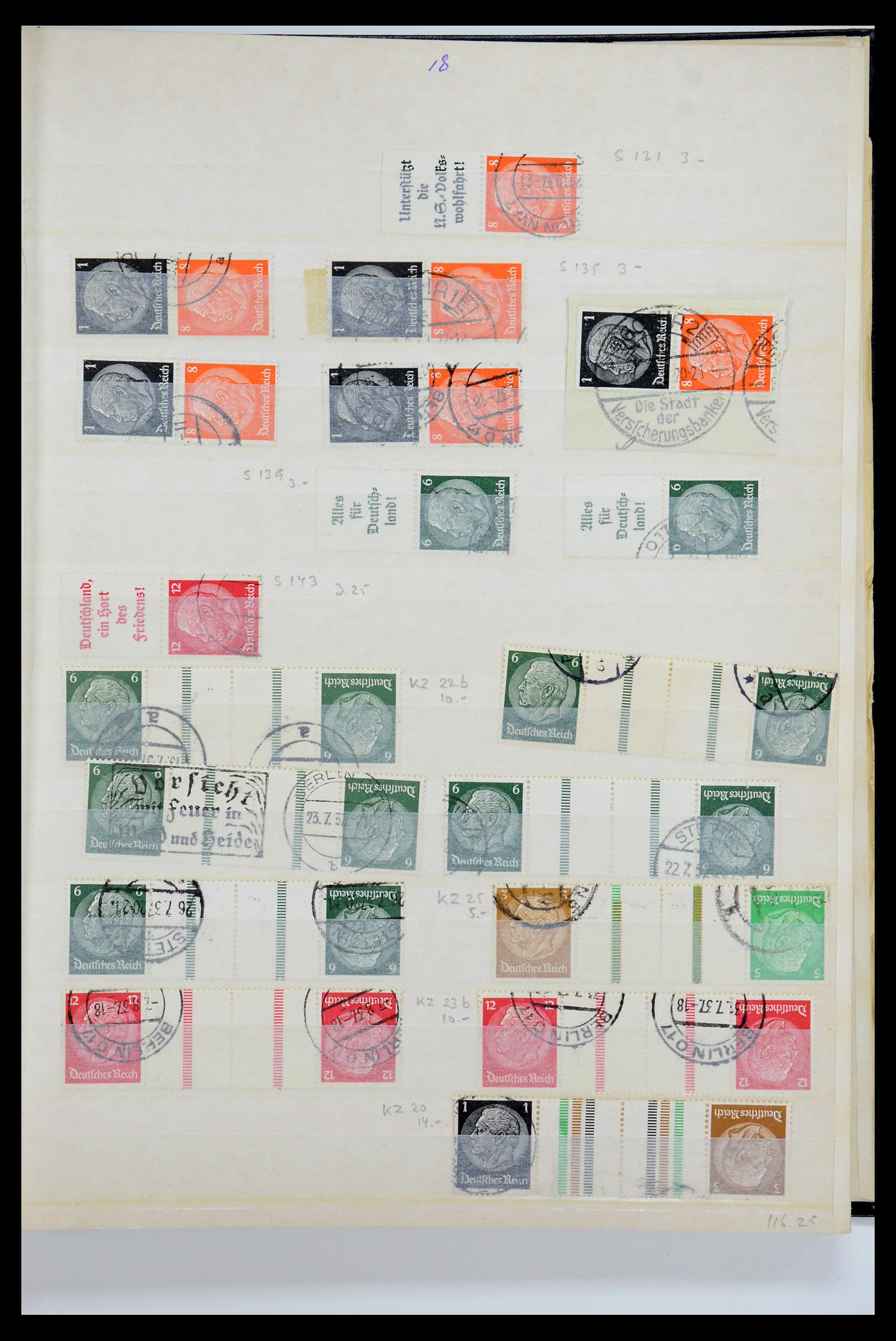 35729 034 - Stamp Collection 35729 Germany combinations 1920-1980.