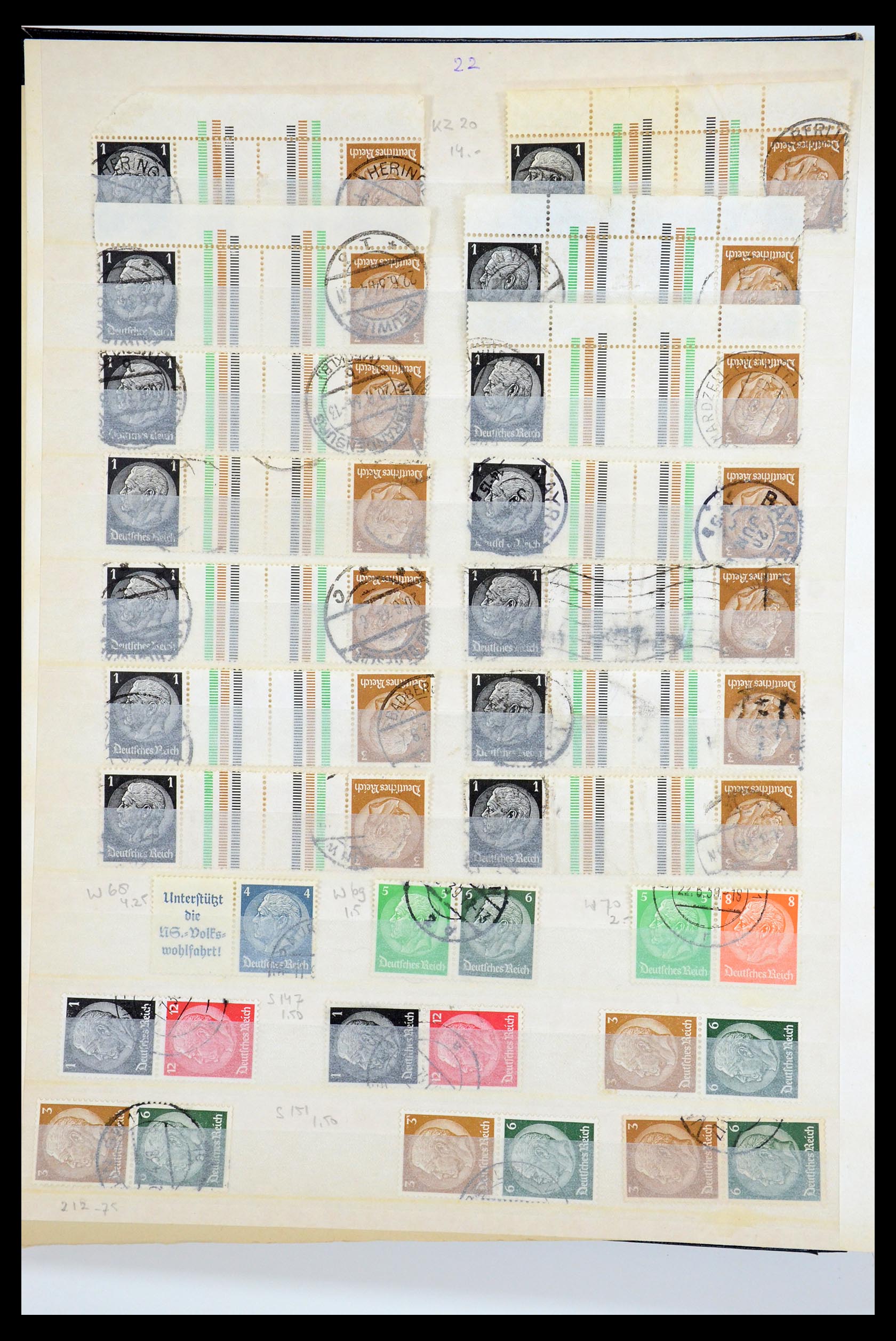 35729 035 - Stamp Collection 35729 Germany combinations 1920-1980.