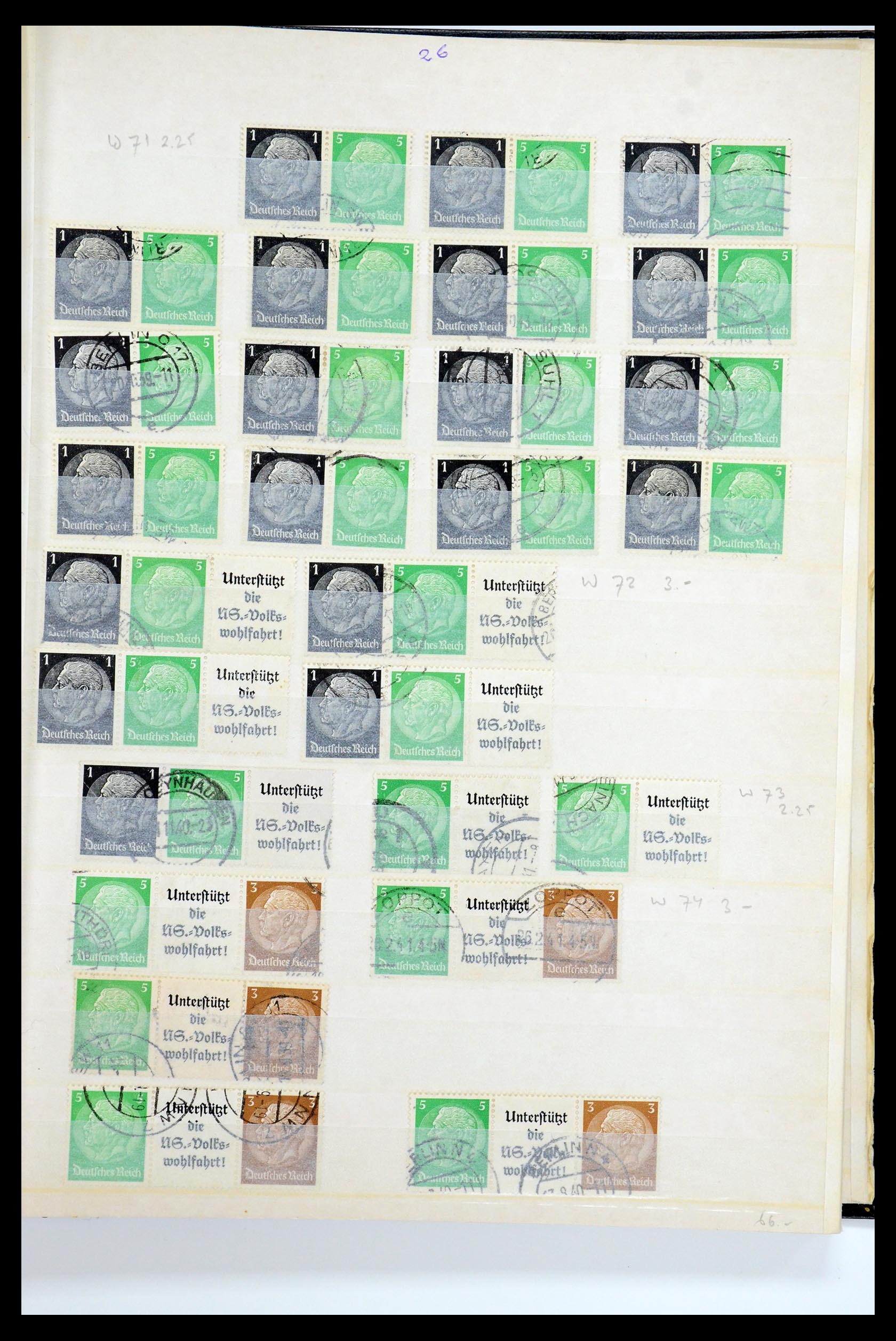 35729 036 - Stamp Collection 35729 Germany combinations 1920-1980.