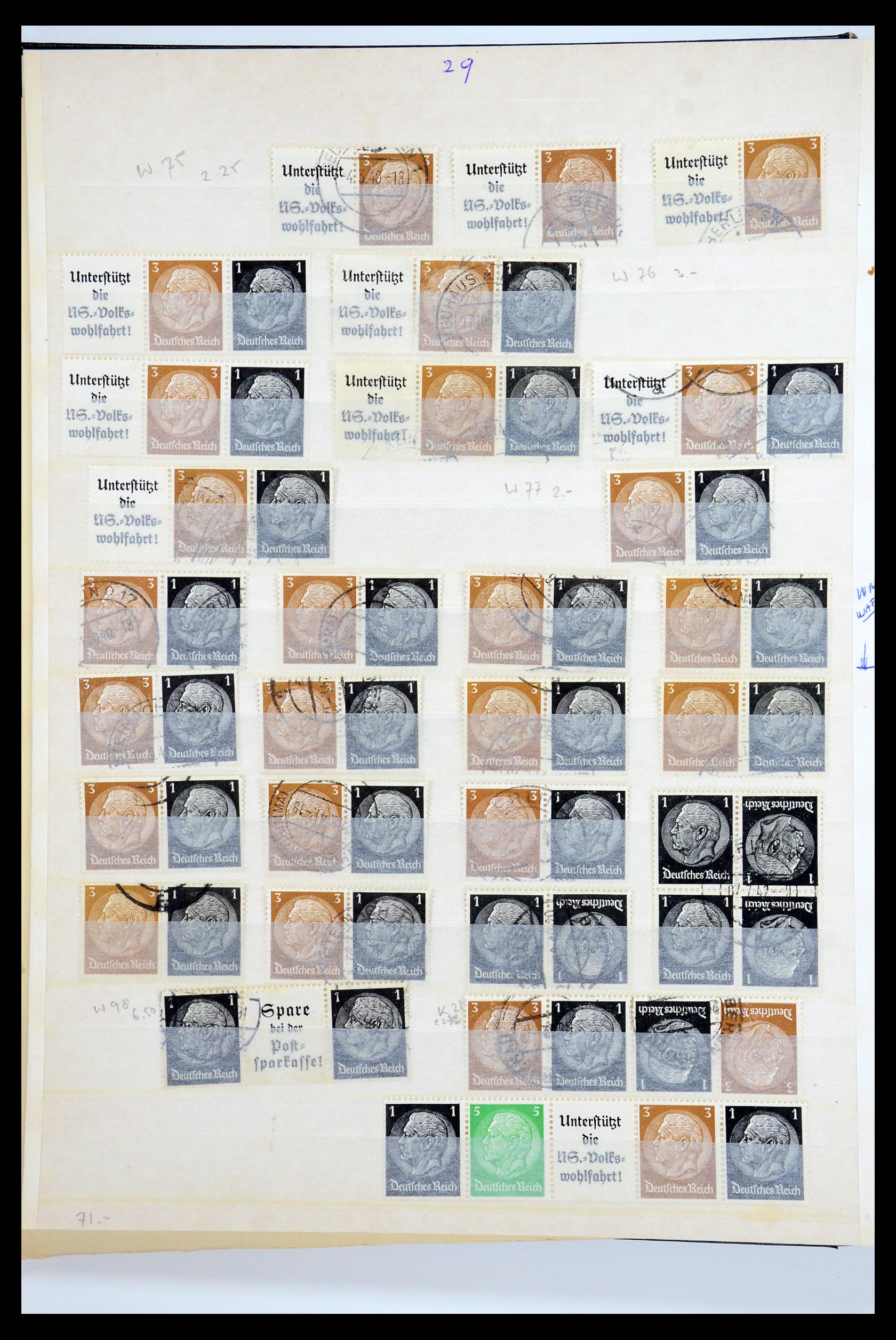 35729 037 - Stamp Collection 35729 Germany combinations 1920-1980.