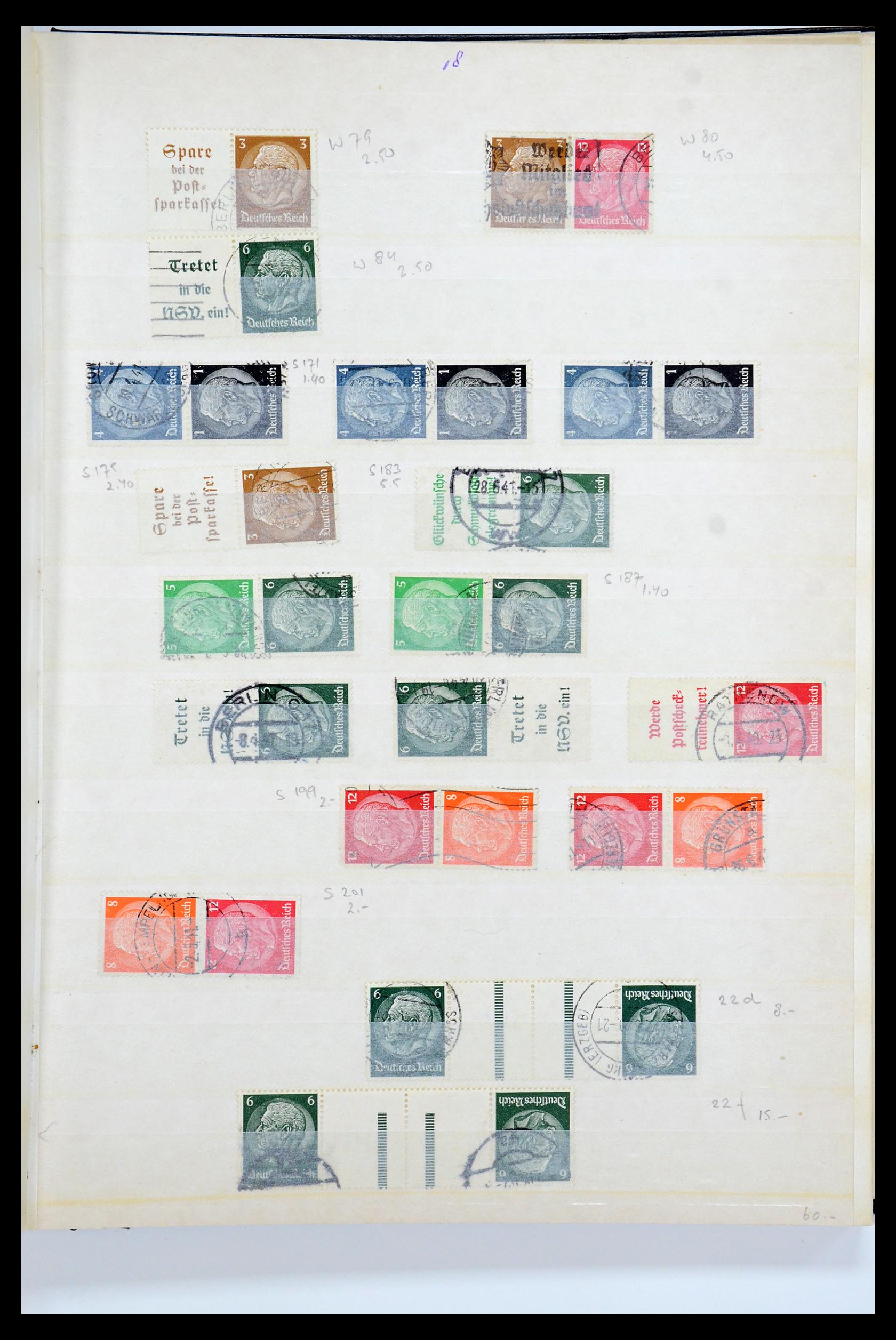 35729 038 - Postzegelverzameling 35729 Duitsland combinaties 1920-1980.