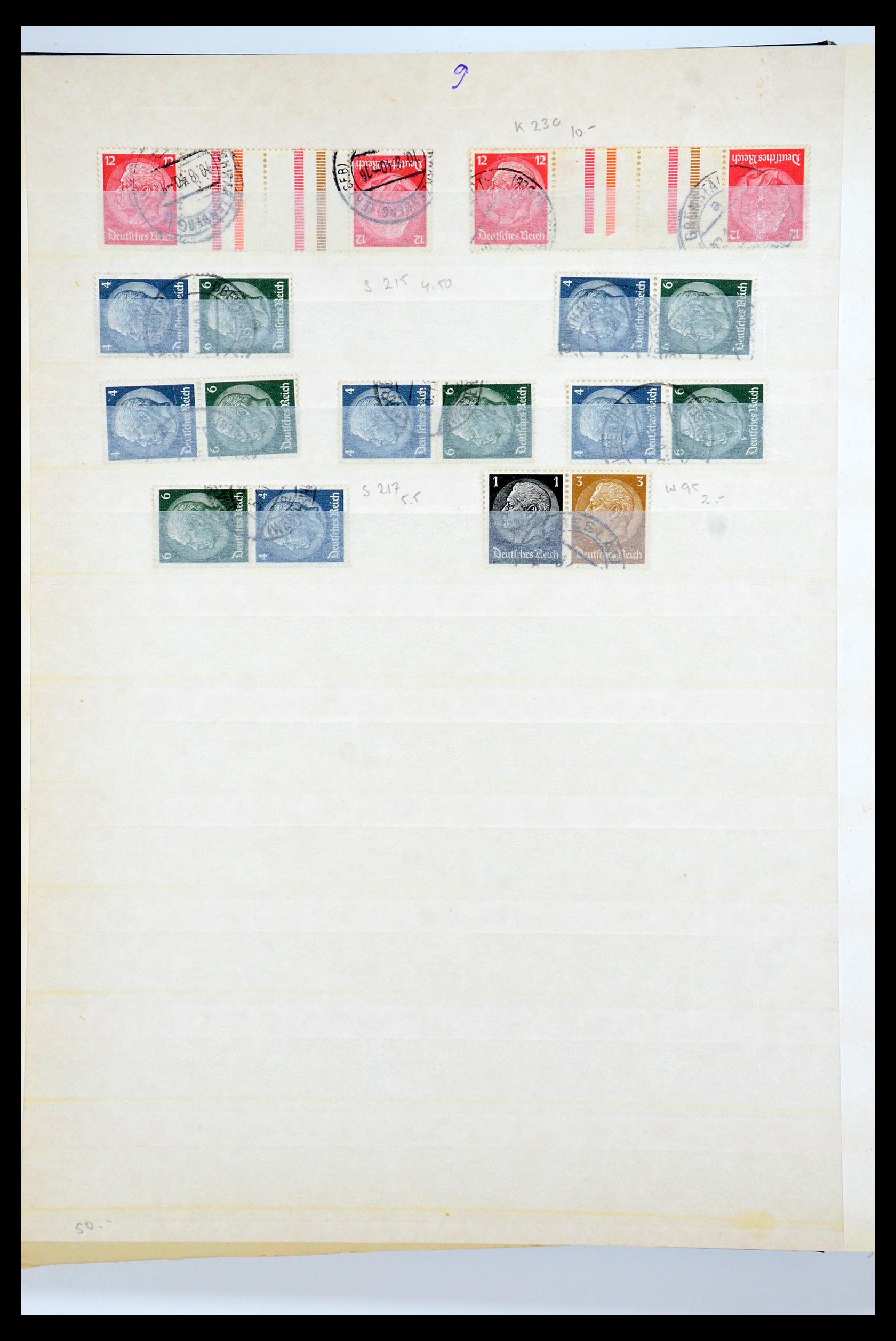 35729 039 - Stamp Collection 35729 Germany combinations 1920-1980.