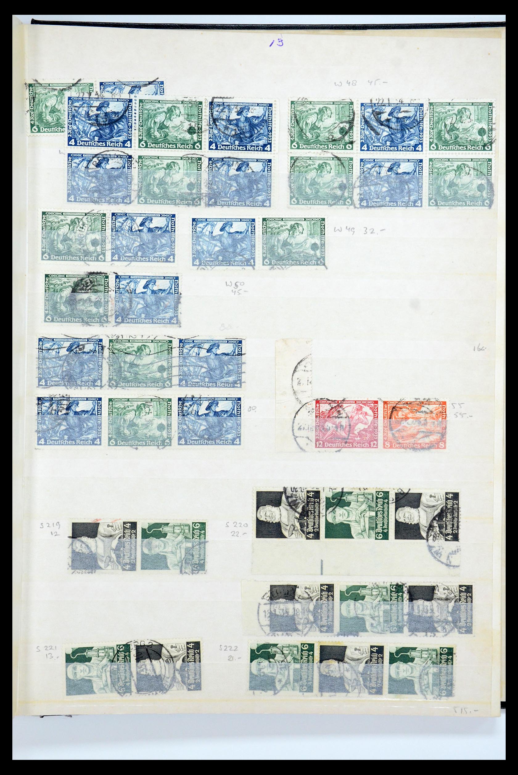 35729 044 - Postzegelverzameling 35729 Duitsland combinaties 1920-1980.