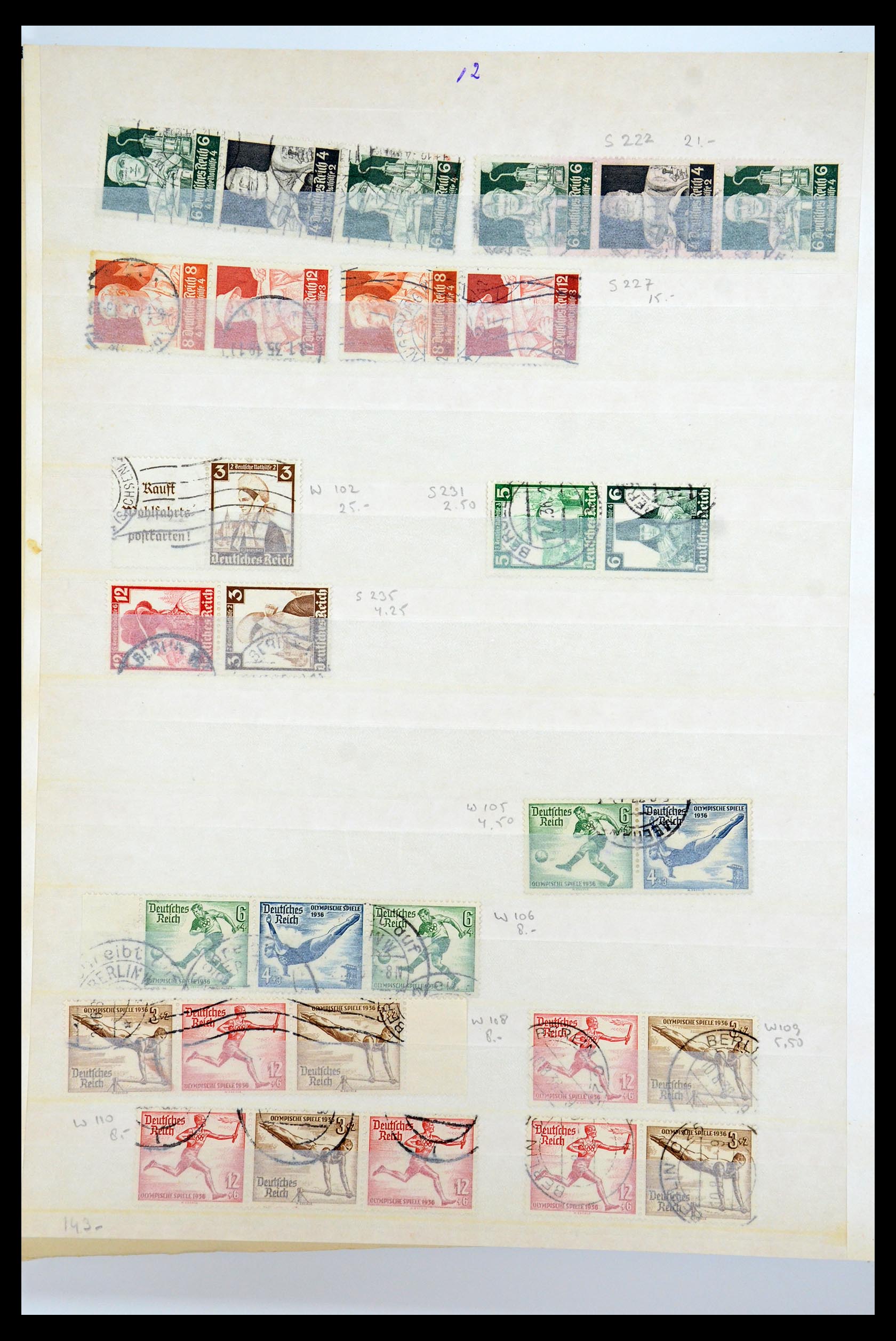 35729 045 - Postzegelverzameling 35729 Duitsland combinaties 1920-1980.