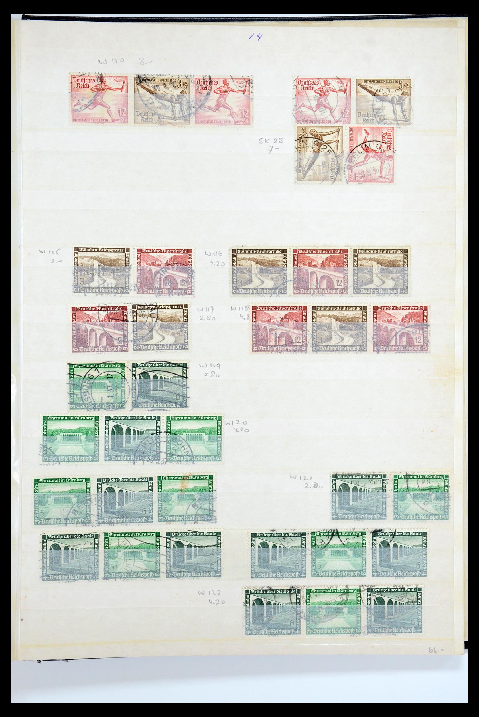 35729 046 - Postzegelverzameling 35729 Duitsland combinaties 1920-1980.
