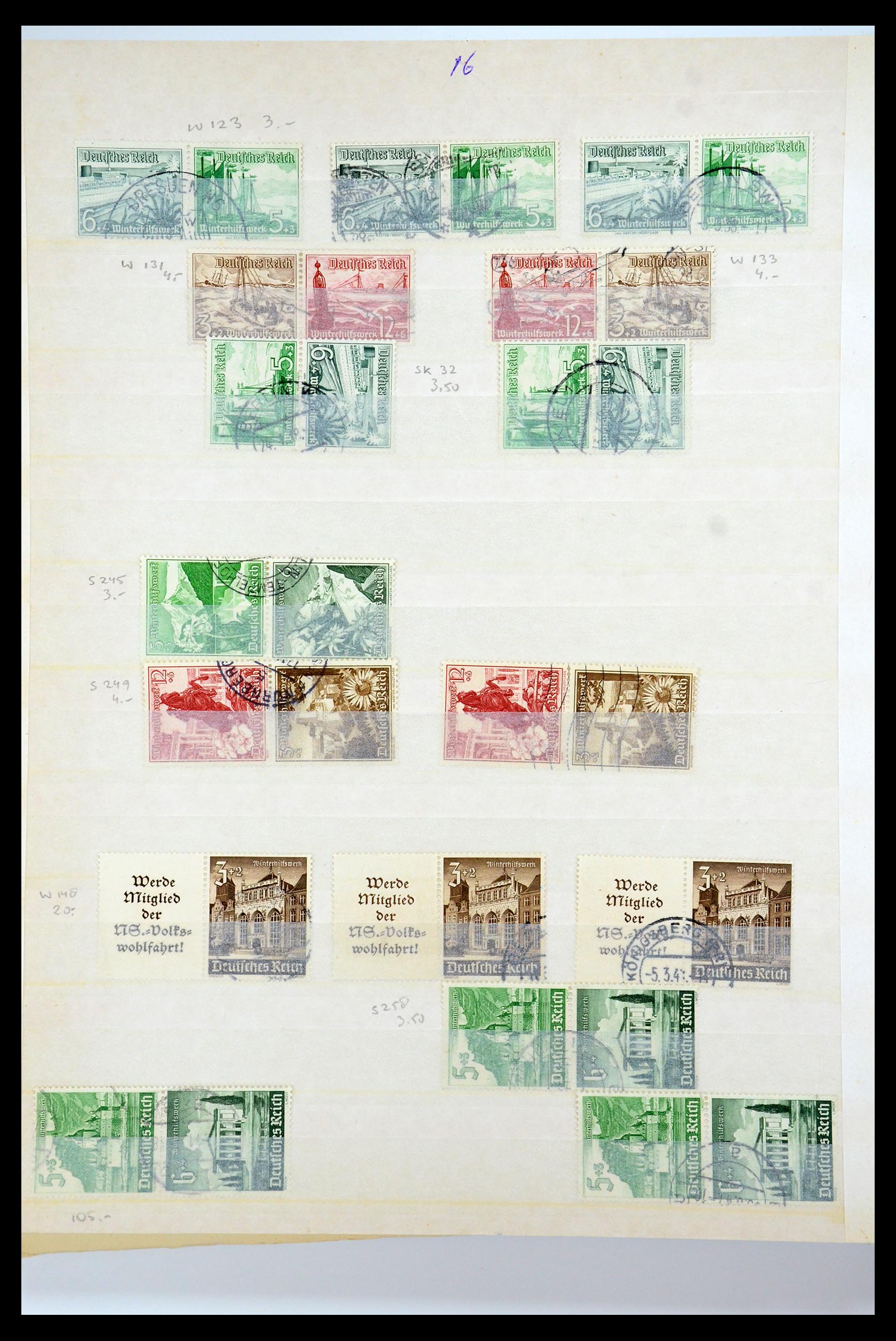 35729 048 - Postzegelverzameling 35729 Duitsland combinaties 1920-1980.