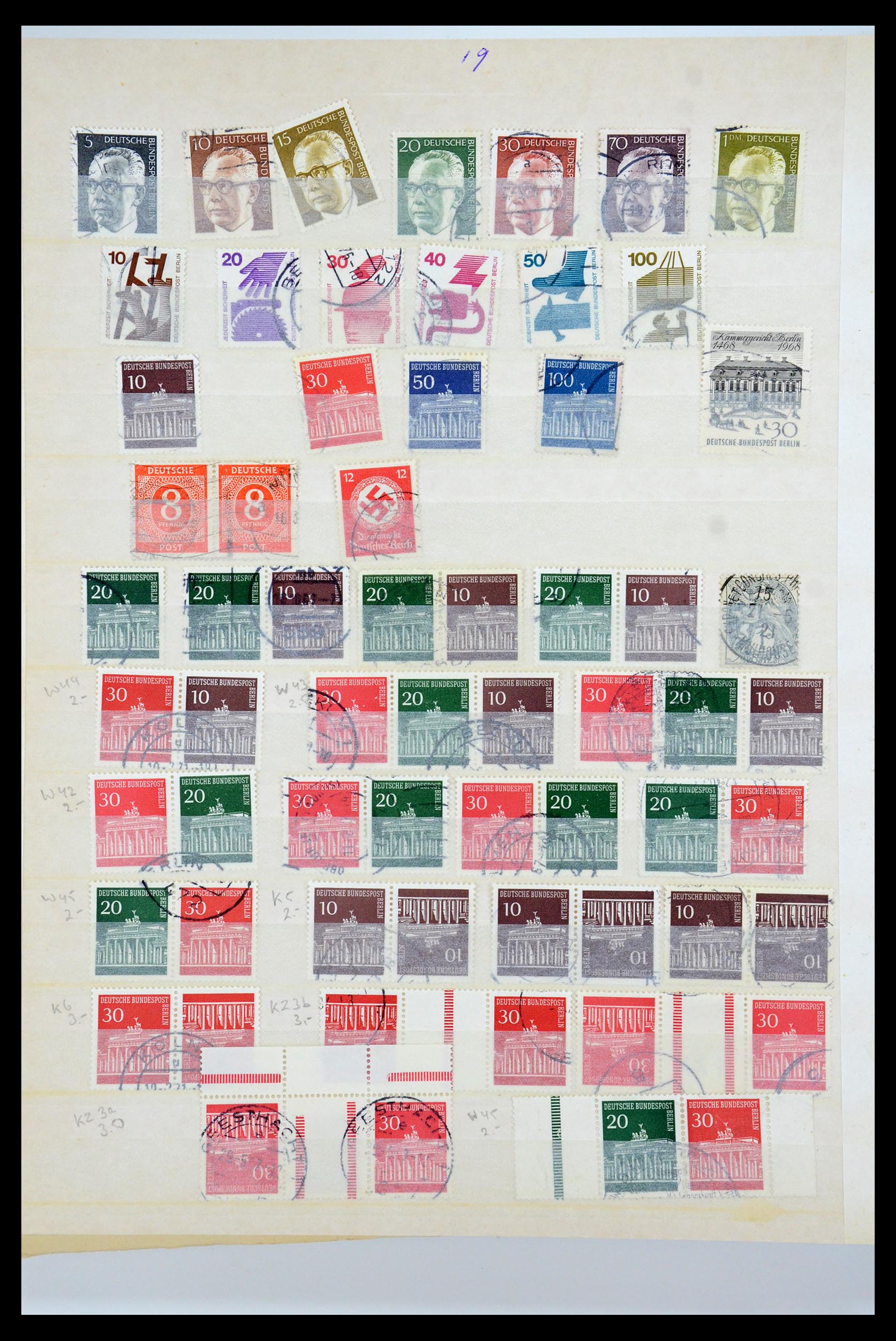 35729 049 - Stamp Collection 35729 Germany combinations 1920-1980.