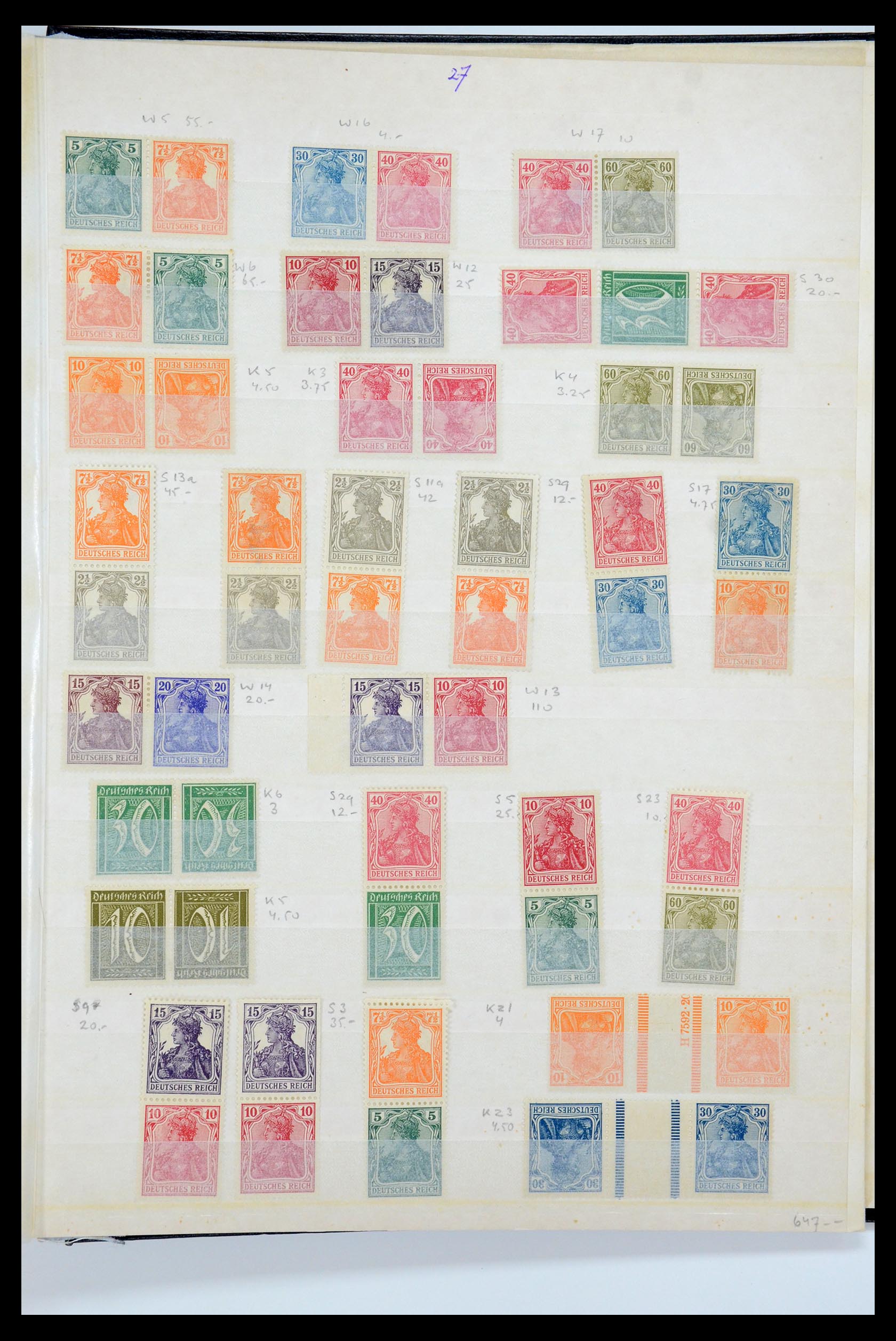 35729 051 - Stamp Collection 35729 Germany combinations 1920-1980.