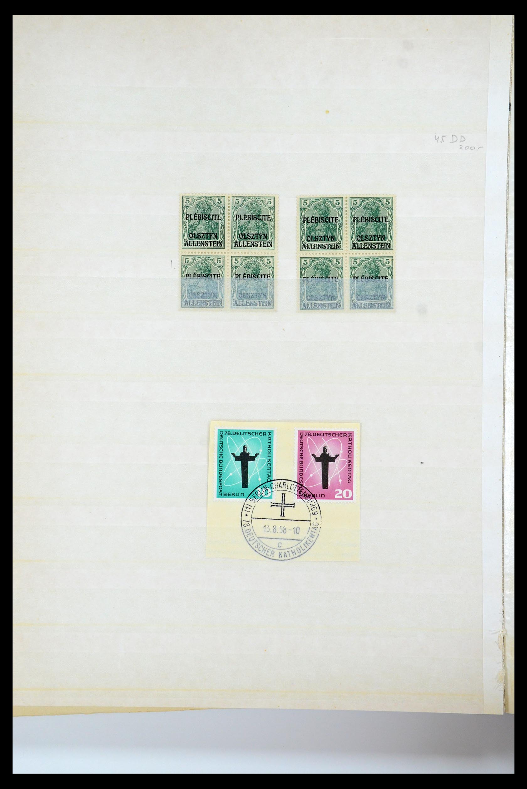 35729 052 - Postzegelverzameling 35729 Duitsland combinaties 1920-1980.