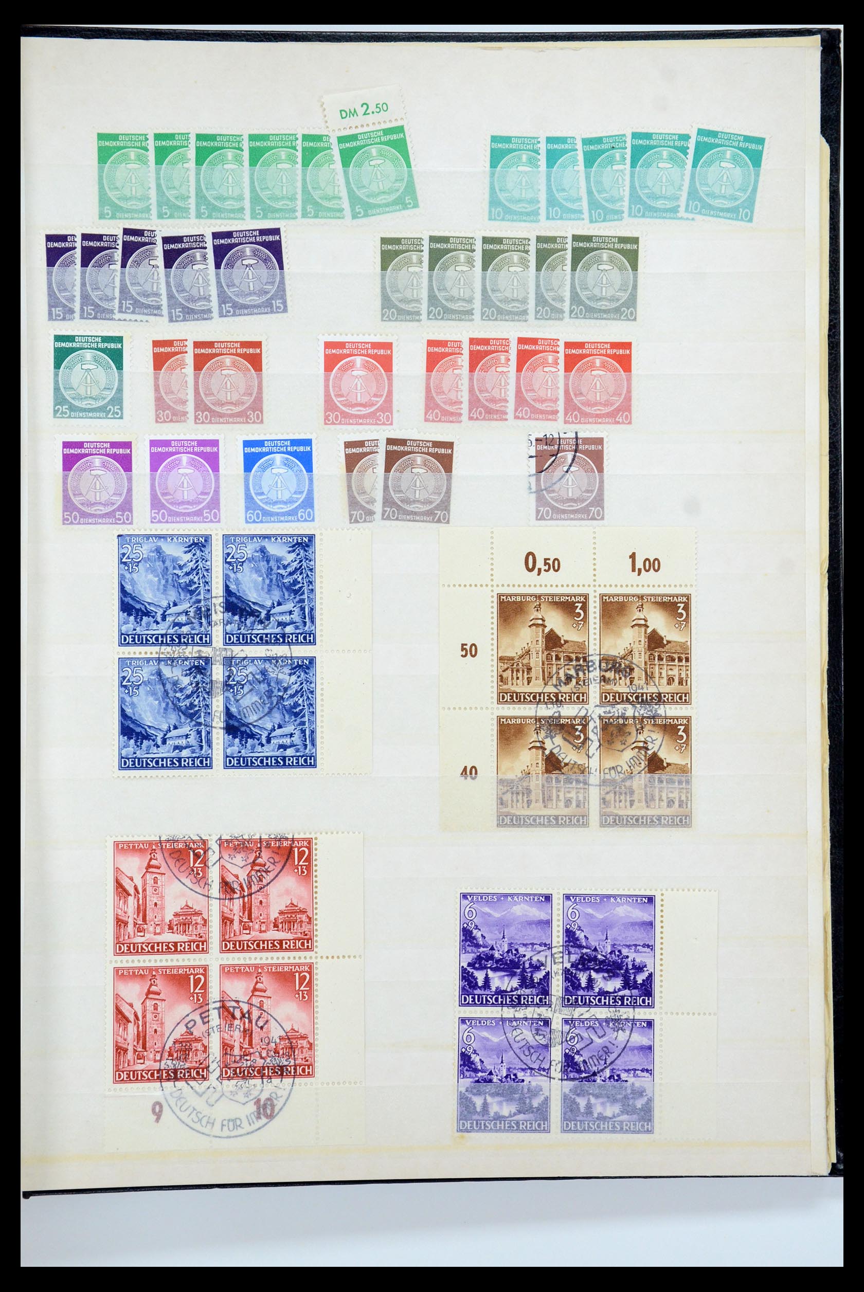 35729 054 - Postzegelverzameling 35729 Duitsland combinaties 1920-1980.