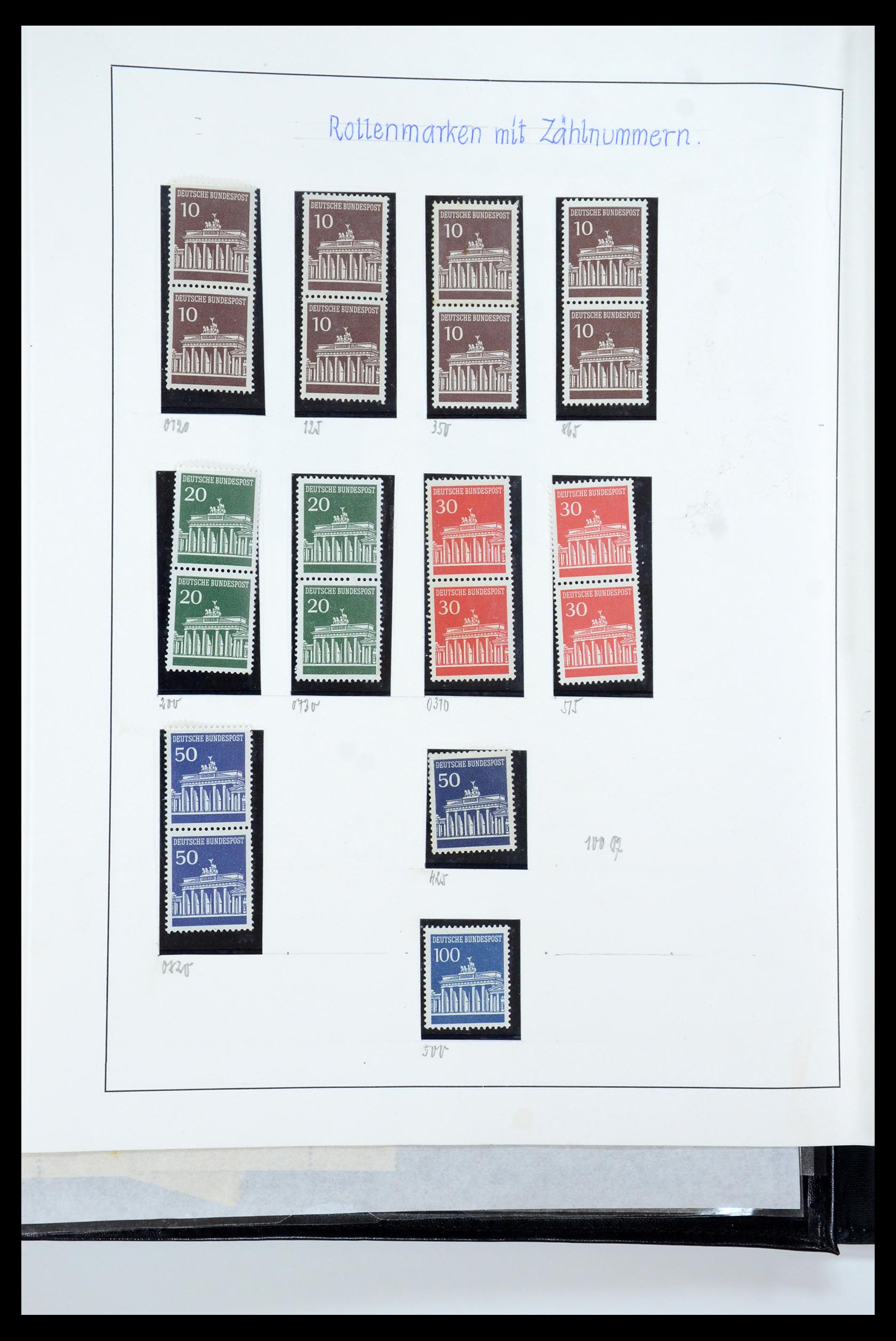 35729 058 - Postzegelverzameling 35729 Duitsland combinaties 1920-1980.