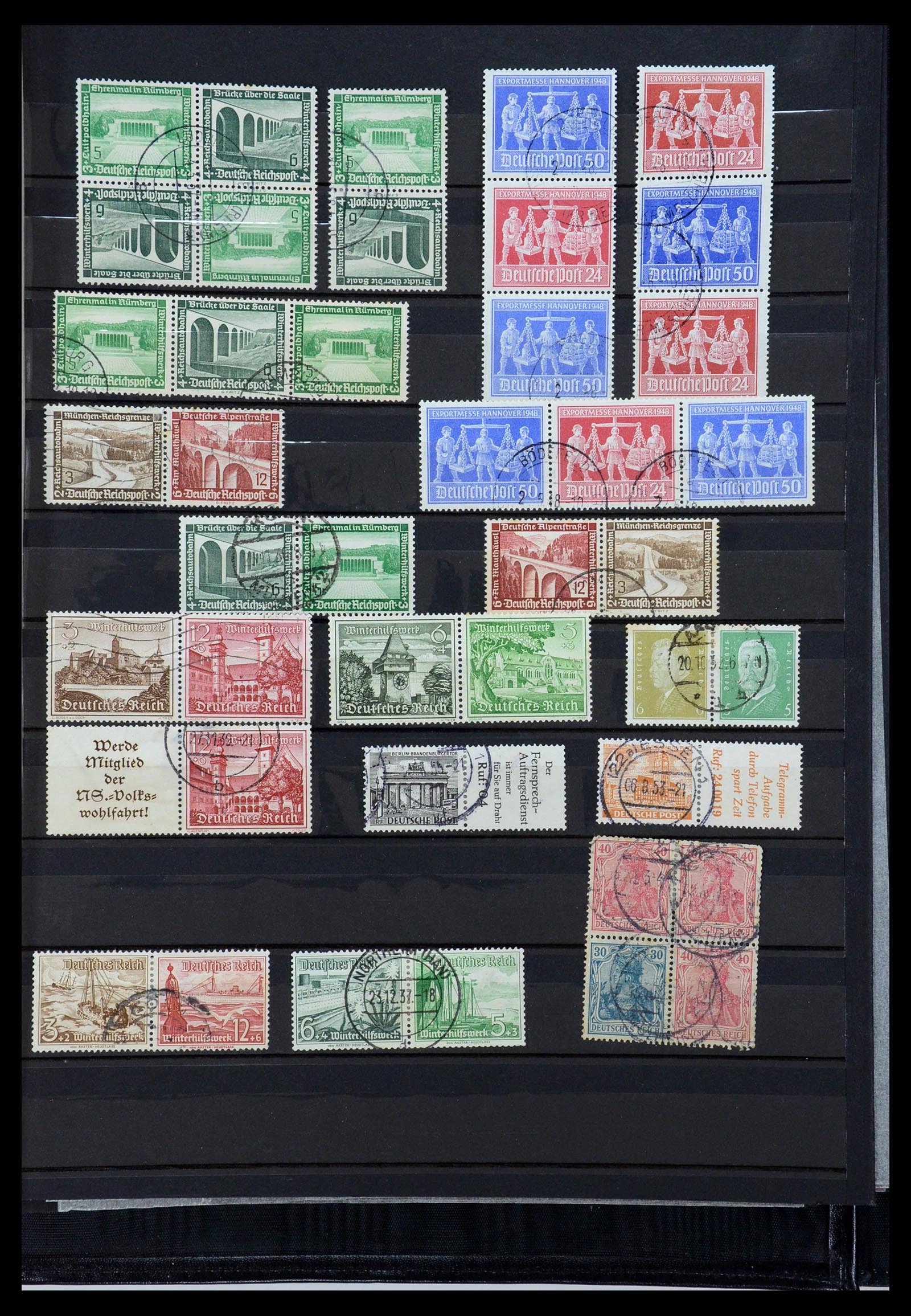 35729 062 - Stamp Collection 35729 Germany combinations 1920-1980.