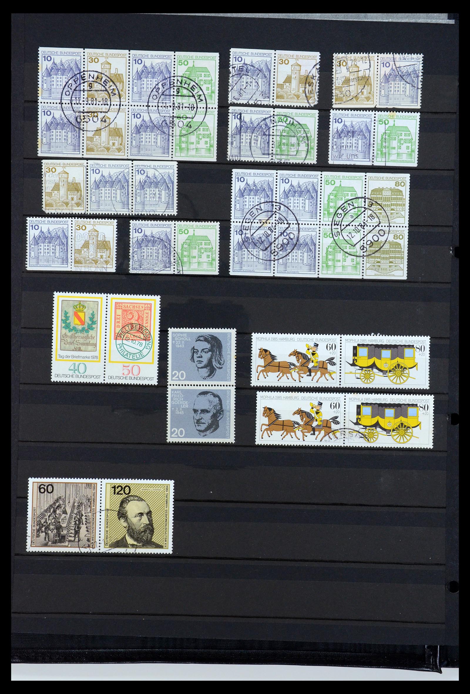35729 065 - Stamp Collection 35729 Germany combinations 1920-1980.
