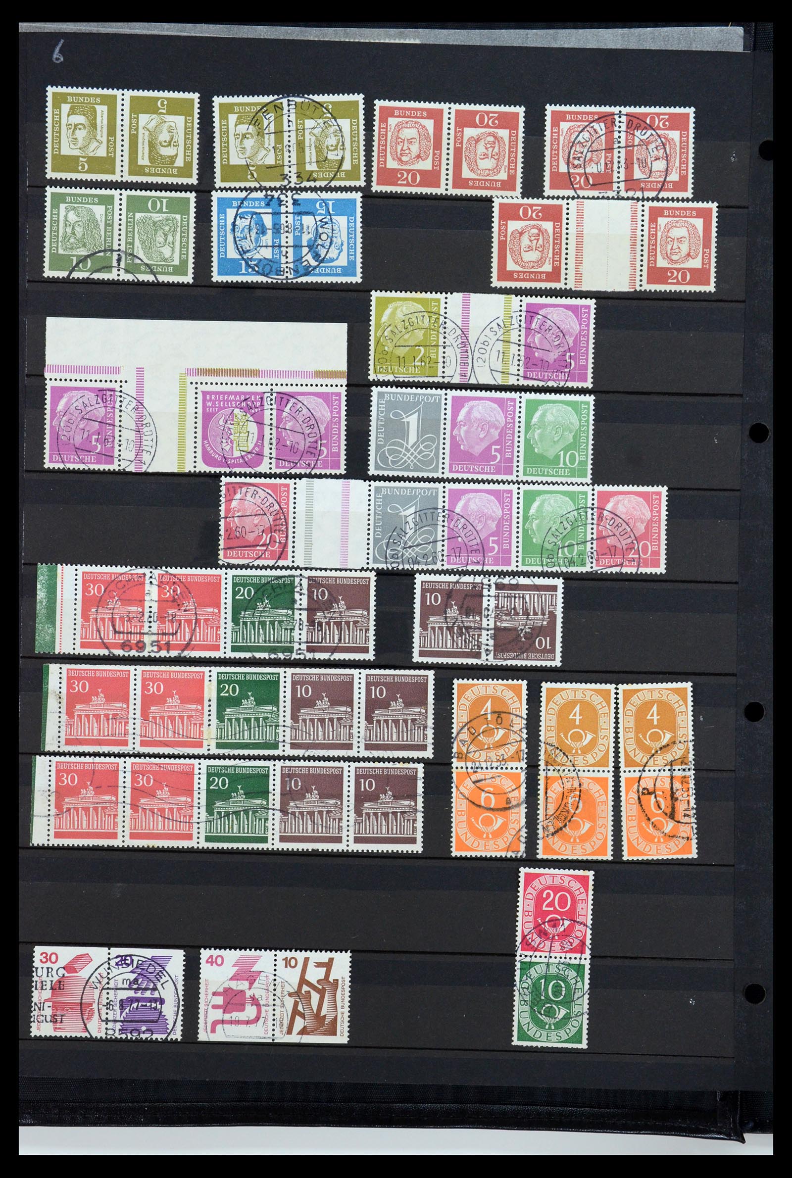 35729 070 - Stamp Collection 35729 Germany combinations 1920-1980.