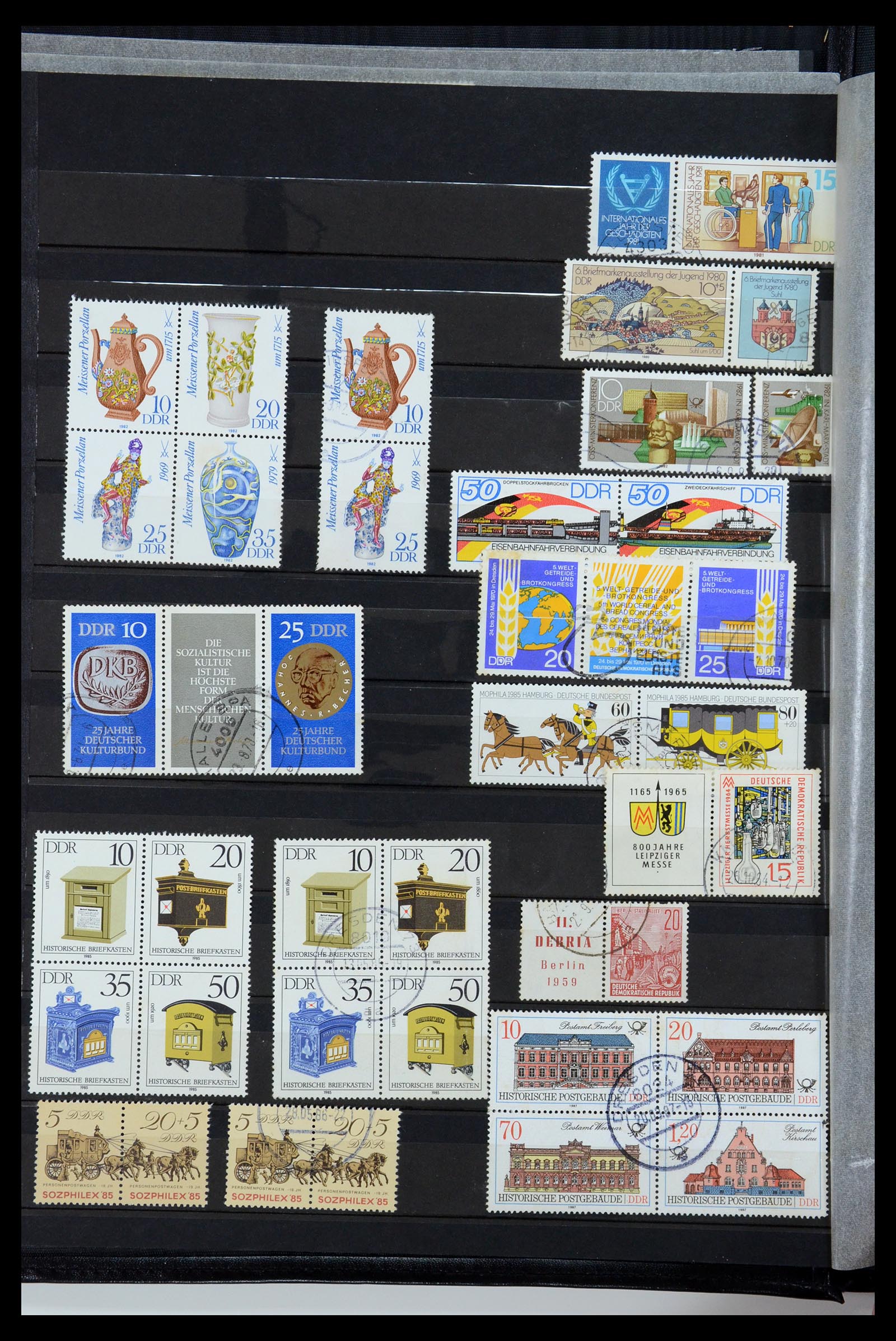 35729 072 - Stamp Collection 35729 Germany combinations 1920-1980.