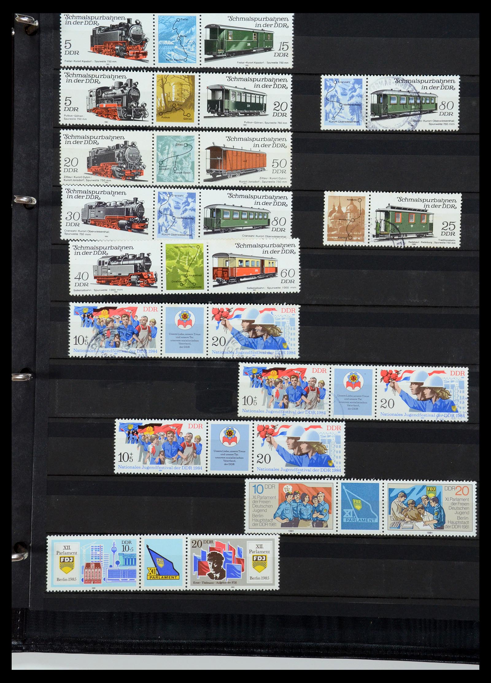 35729 077 - Postzegelverzameling 35729 Duitsland combinaties 1920-1980.