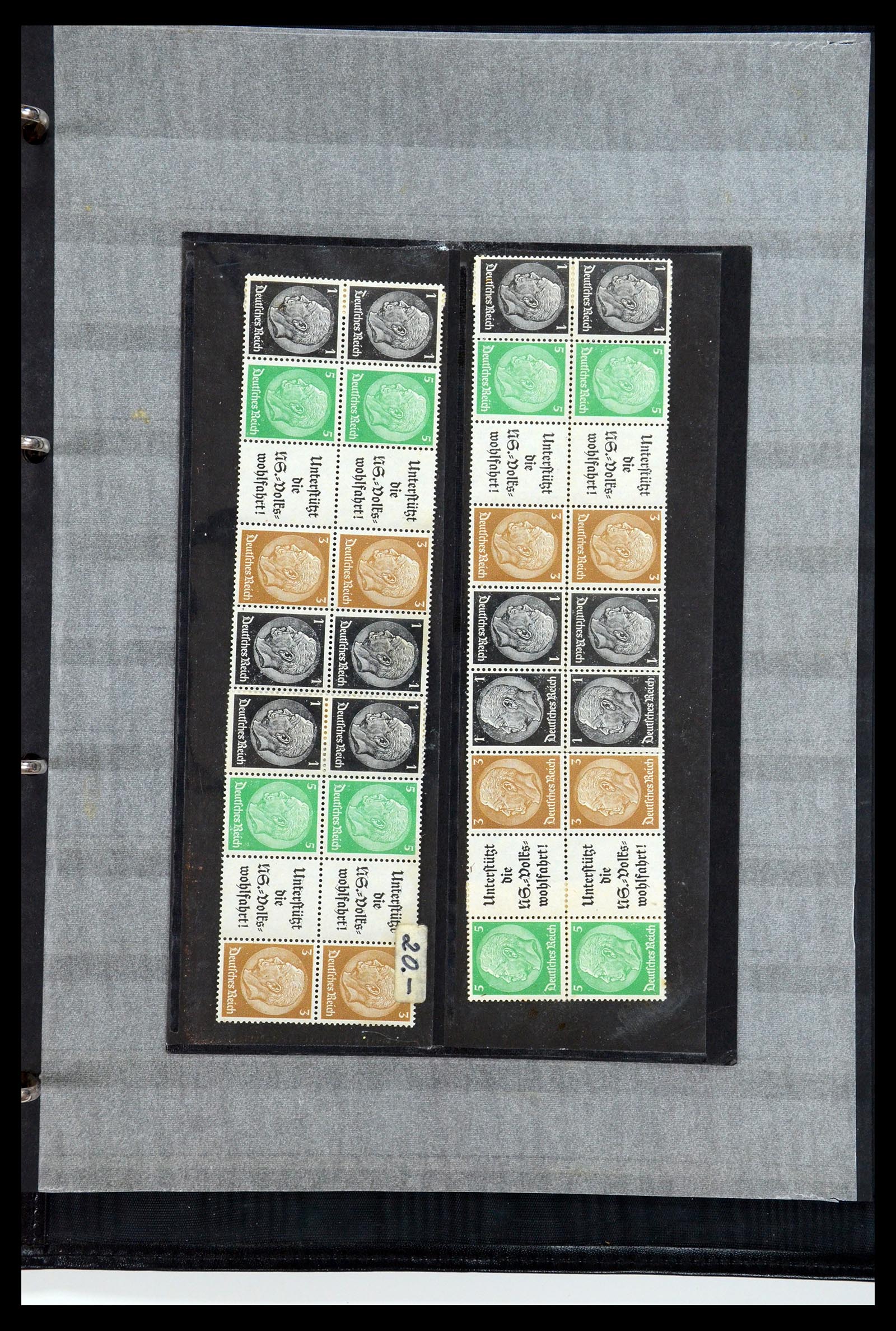 35729 078 - Postzegelverzameling 35729 Duitsland combinaties 1920-1980.