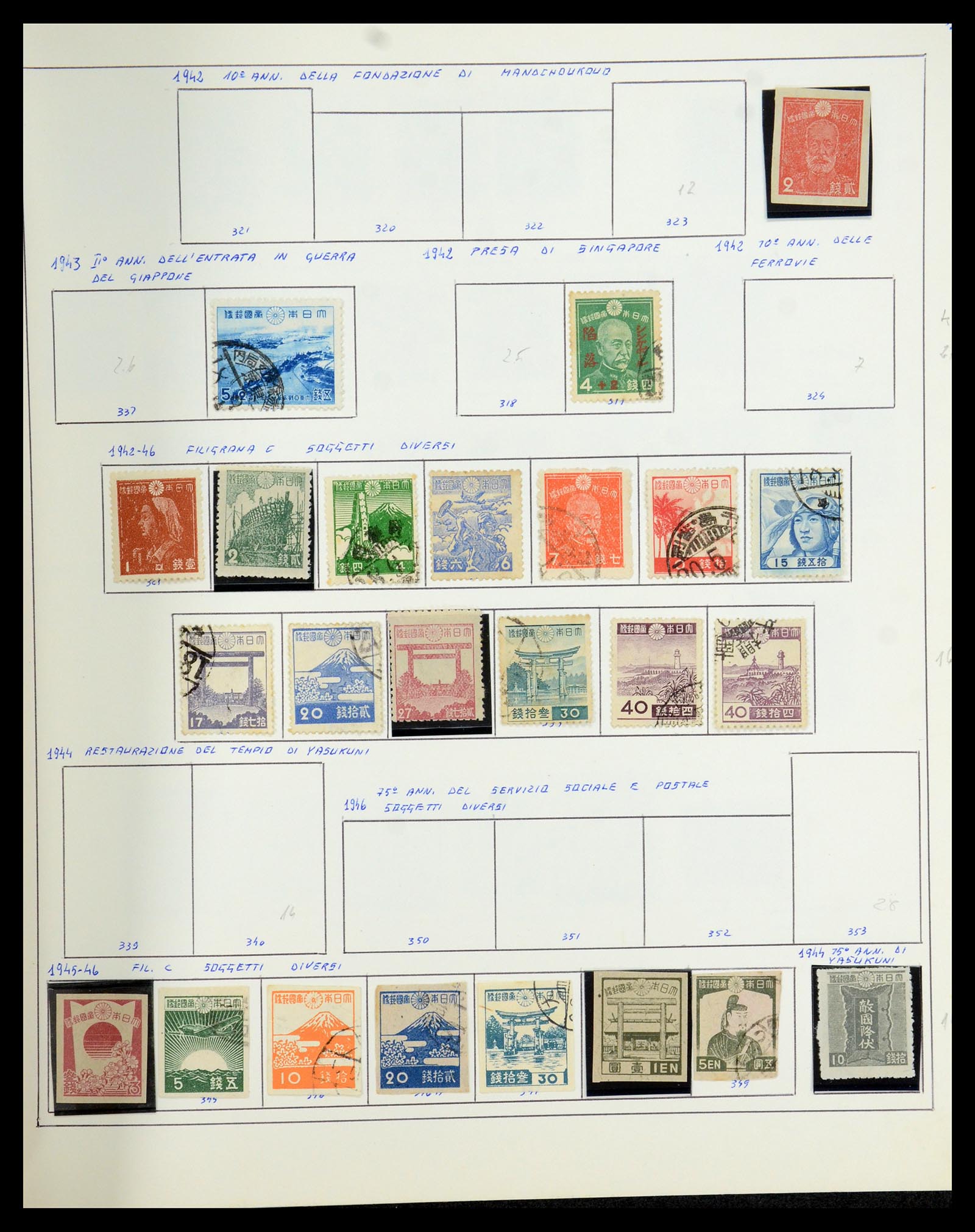 35731 009 - Stamp Collection 35731 Japan 1872-2013.