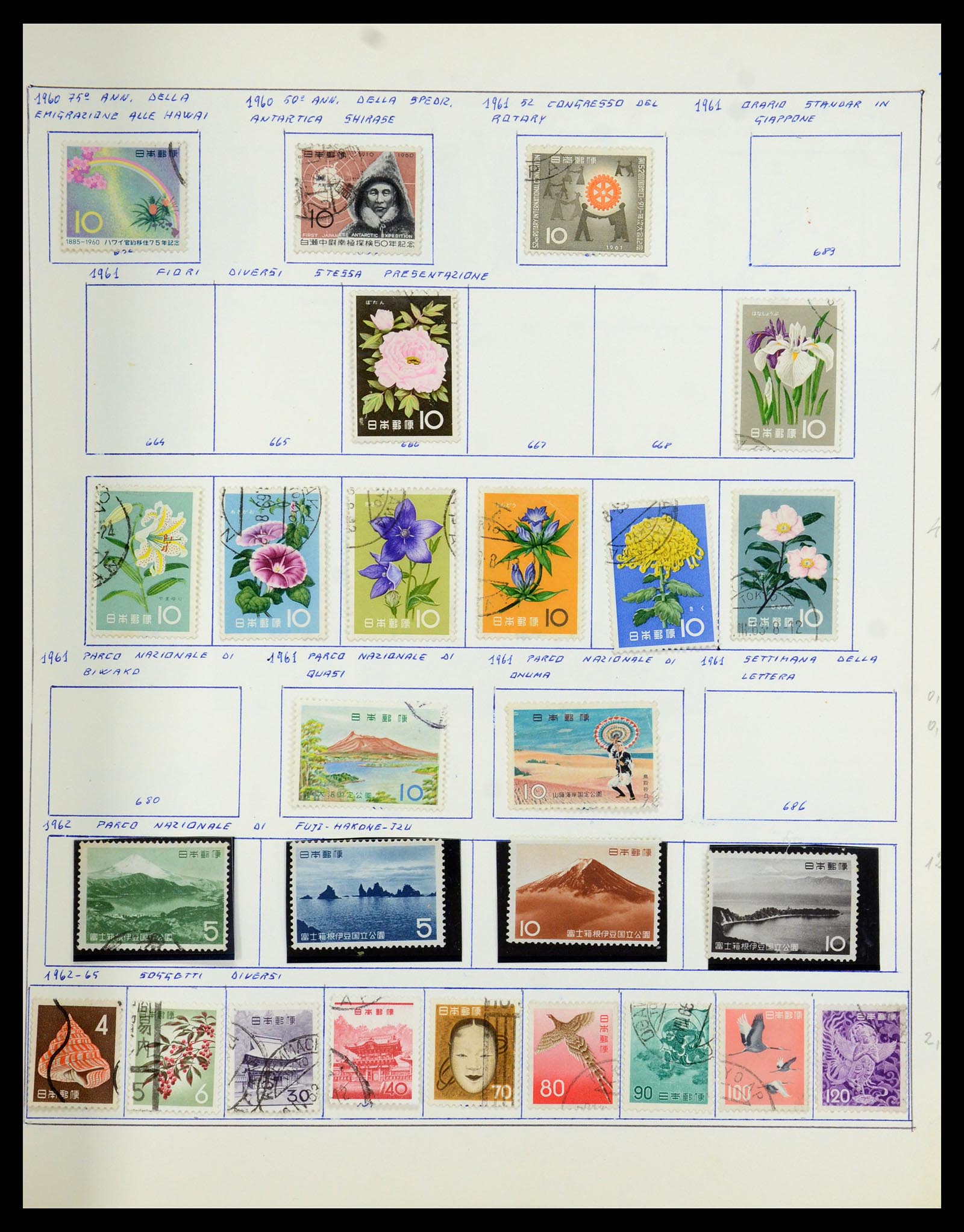 35731 023 - Stamp Collection 35731 Japan 1872-2013.