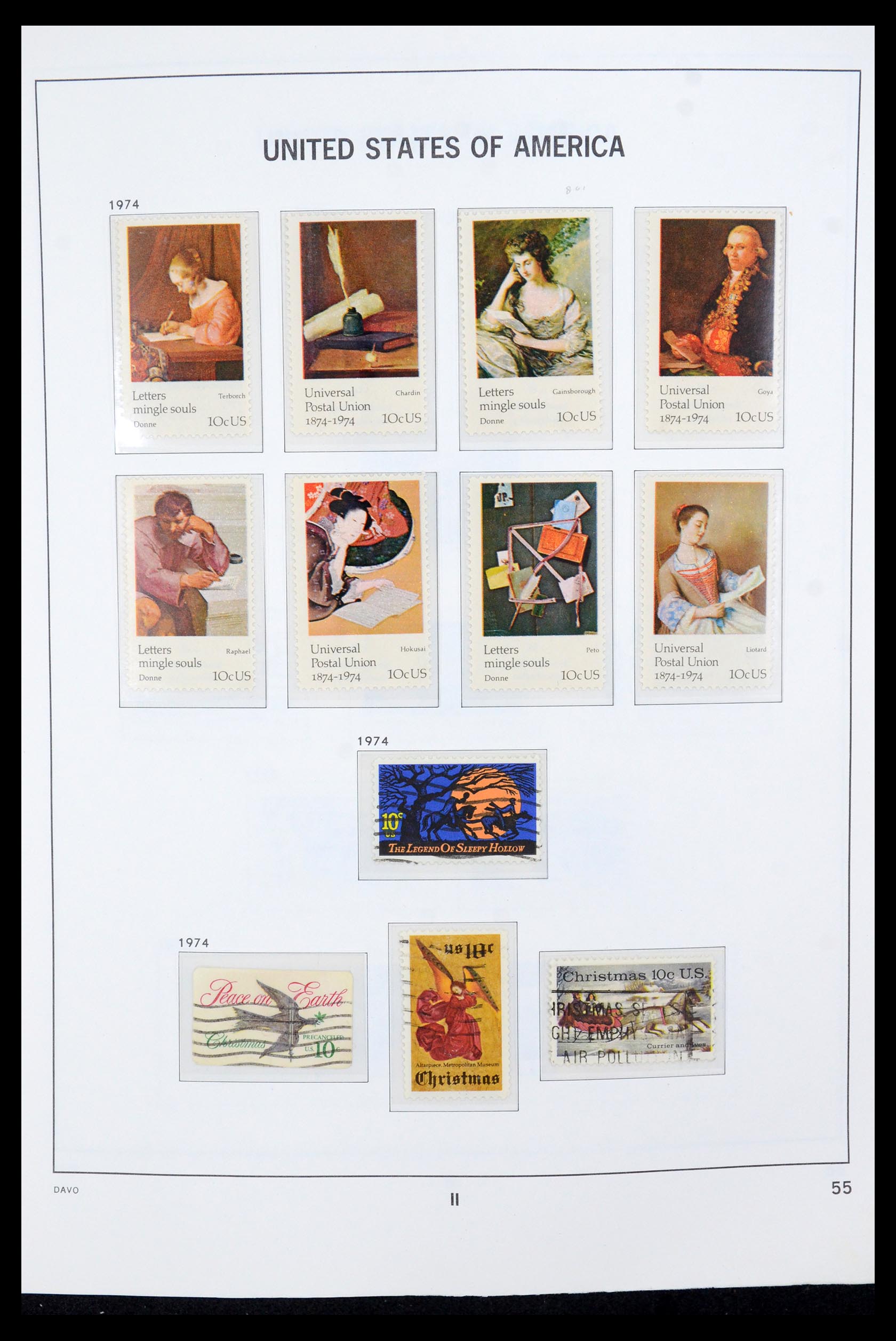 35732 017 - Stamp Collection 35732 USA 1970-2001.