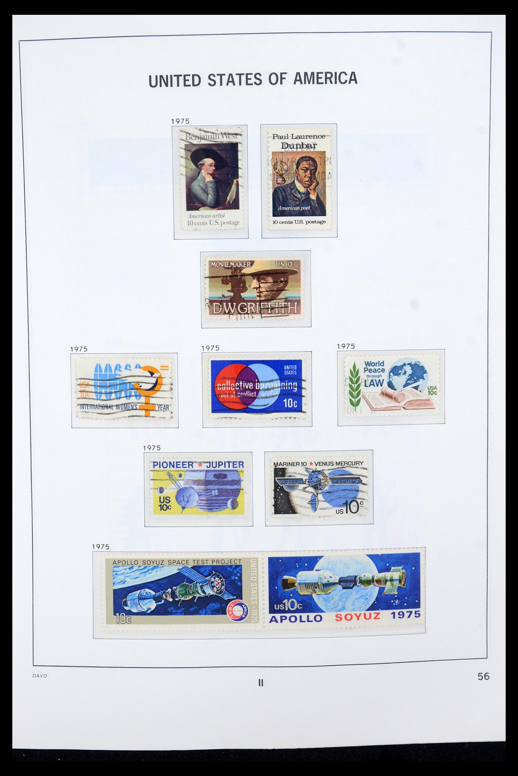 35732 018 - Stamp Collection 35732 USA 1970-2001.