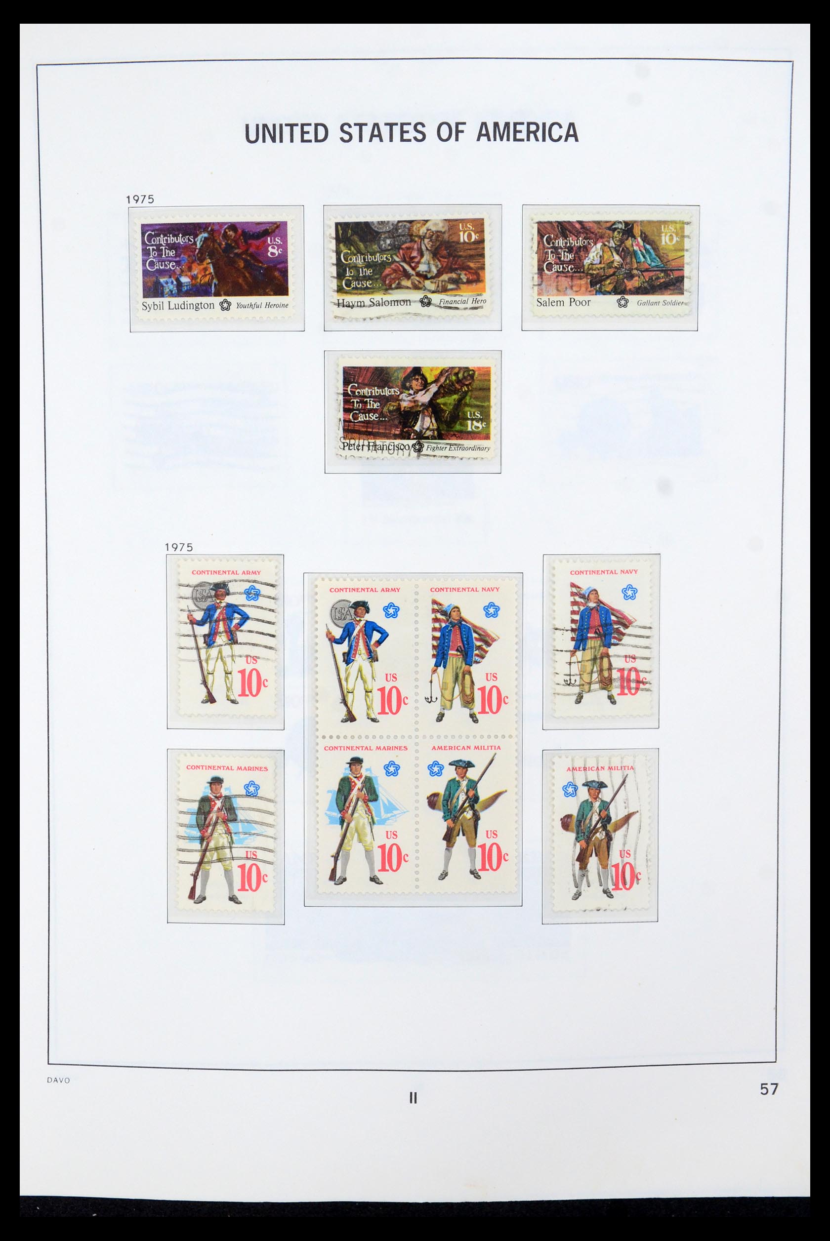 35732 019 - Postzegelverzameling 35732 USA 1970-2001.
