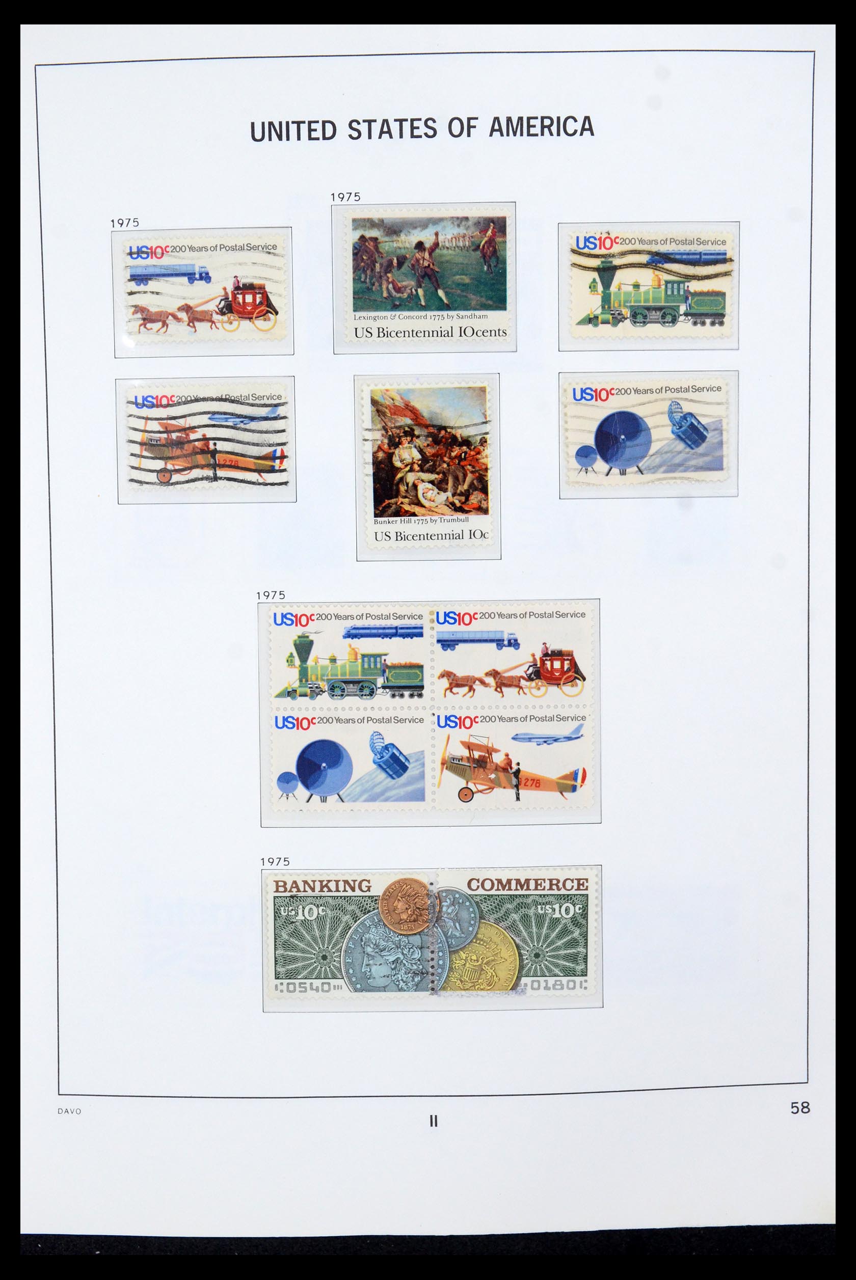 35732 020 - Stamp Collection 35732 USA 1970-2001.