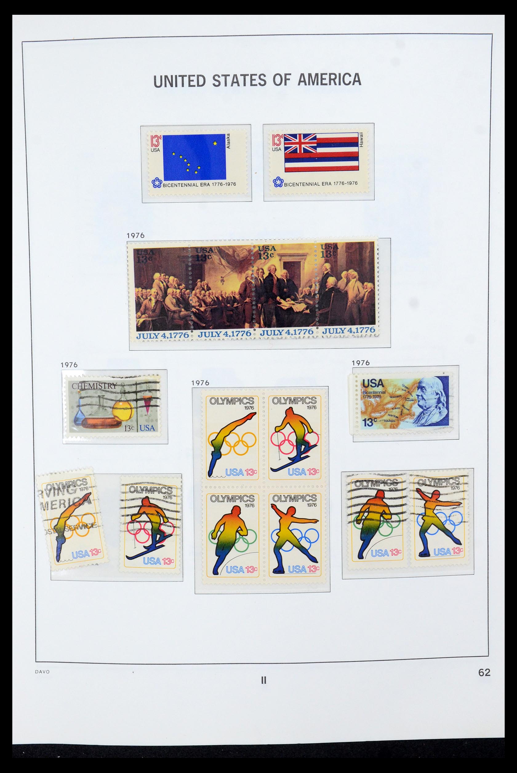 35732 024 - Postzegelverzameling 35732 USA 1970-2001.