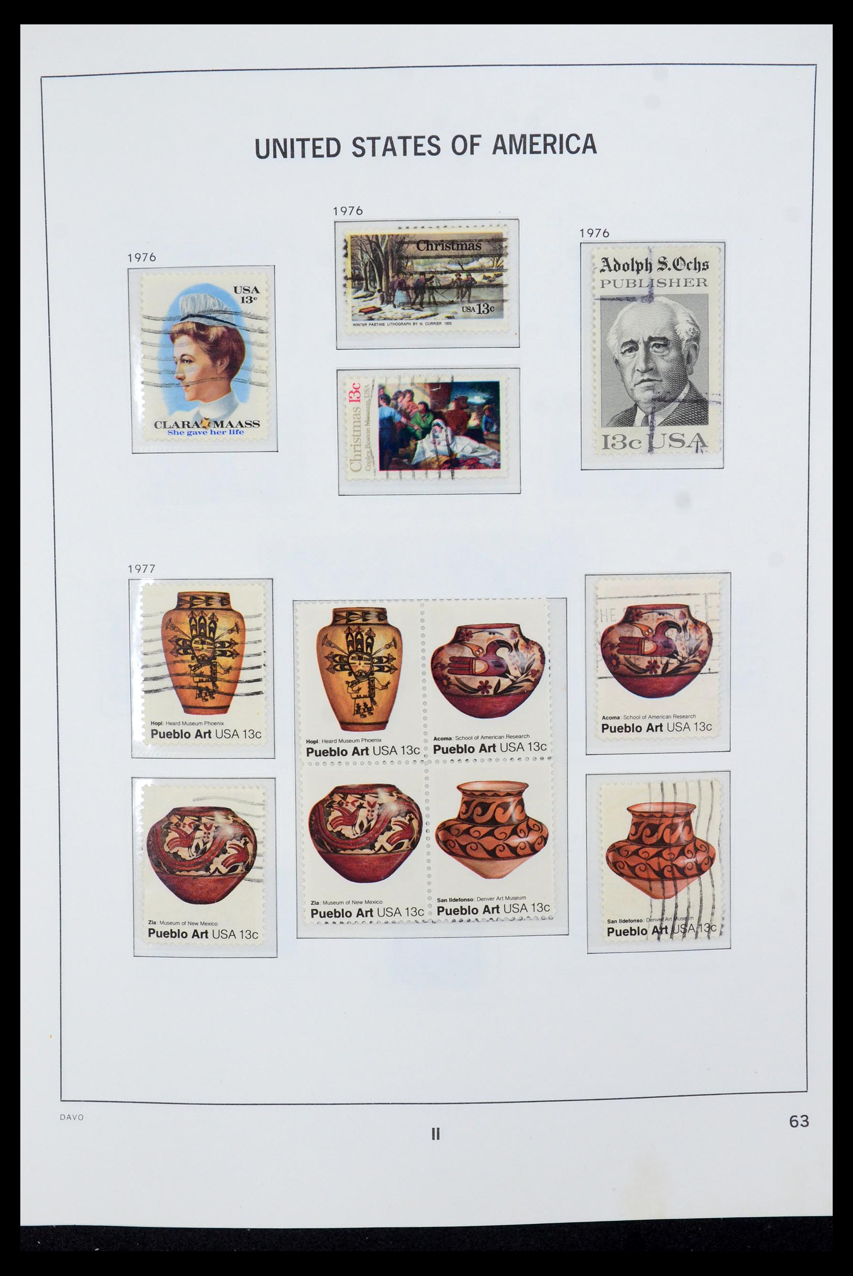 35732 025 - Postzegelverzameling 35732 USA 1970-2001.