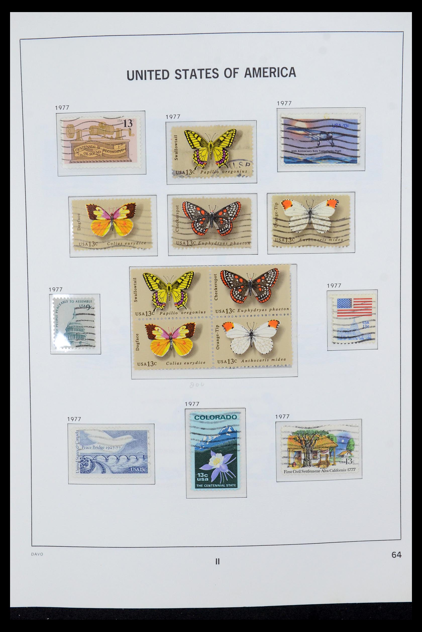 35732 026 - Stamp Collection 35732 USA 1970-2001.