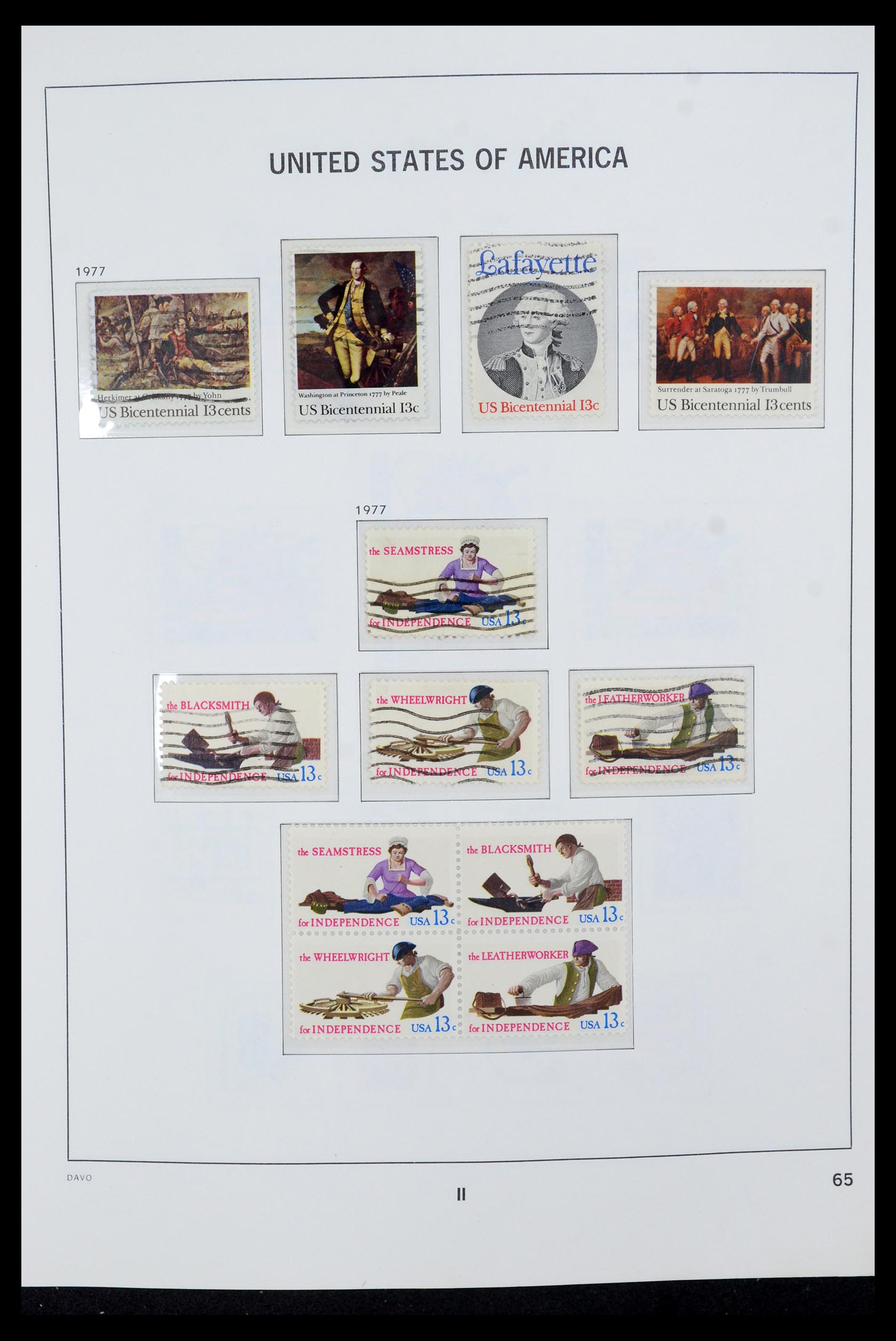 35732 027 - Postzegelverzameling 35732 USA 1970-2001.