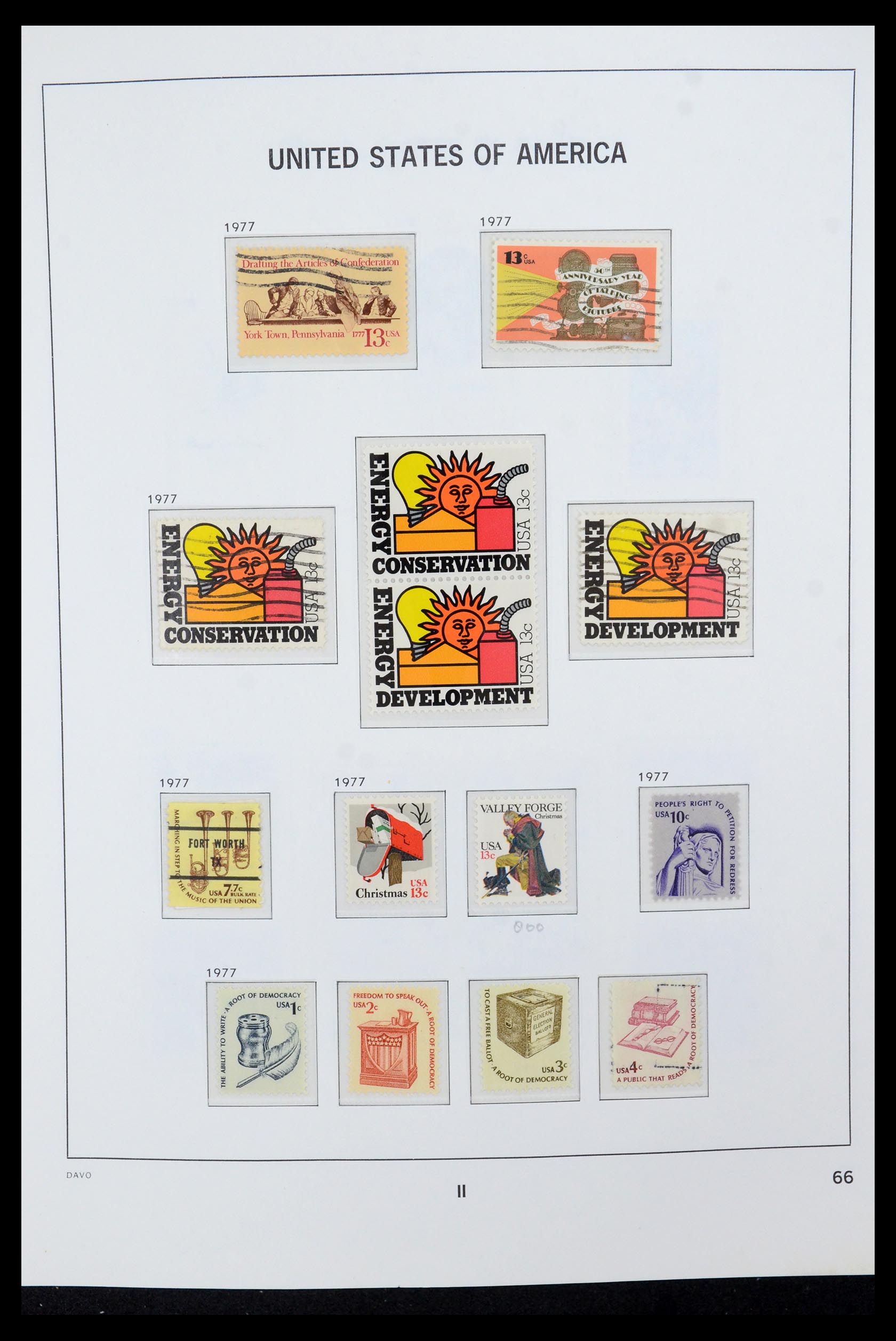 35732 028 - Stamp Collection 35732 USA 1970-2001.