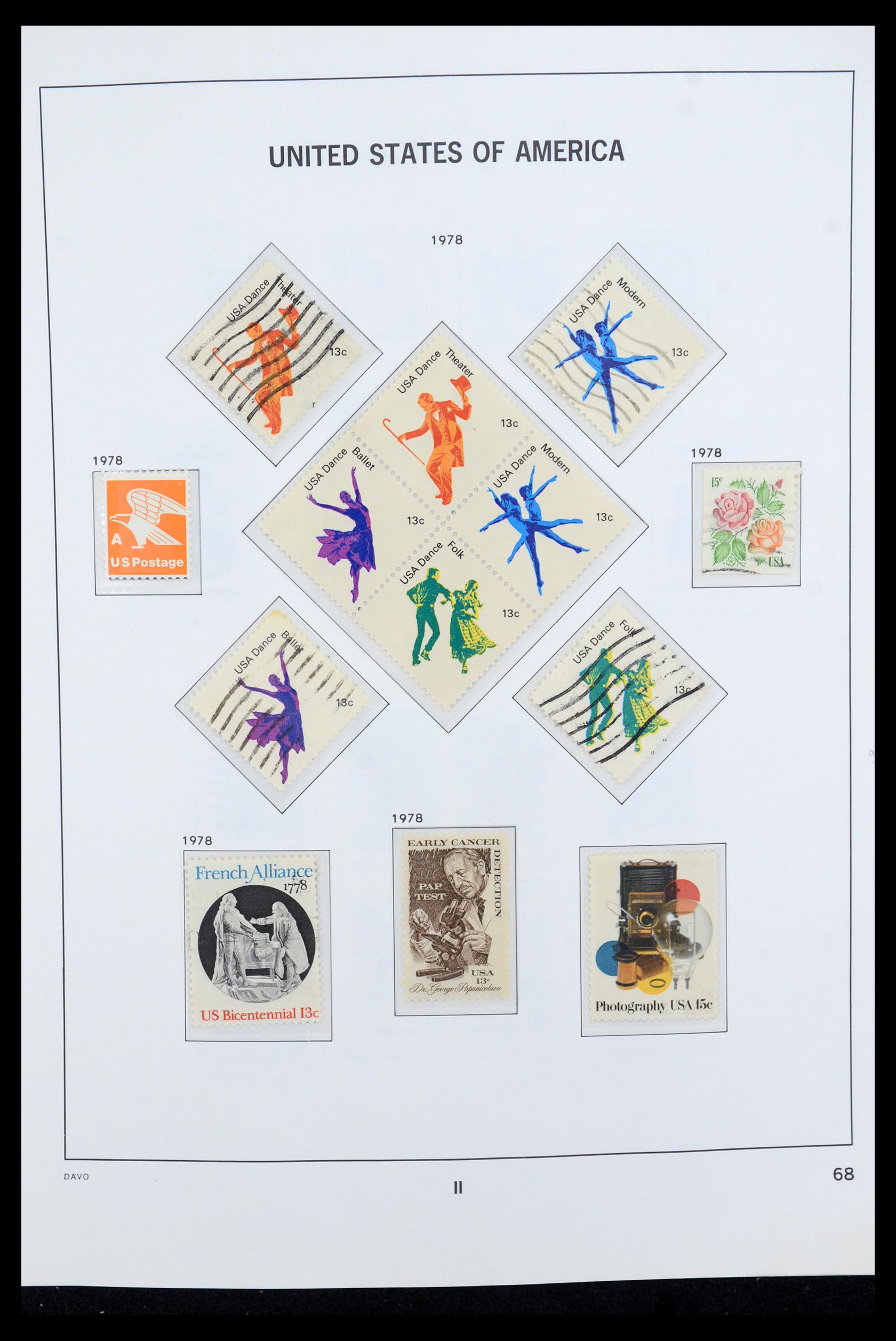 35732 030 - Postzegelverzameling 35732 USA 1970-2001.