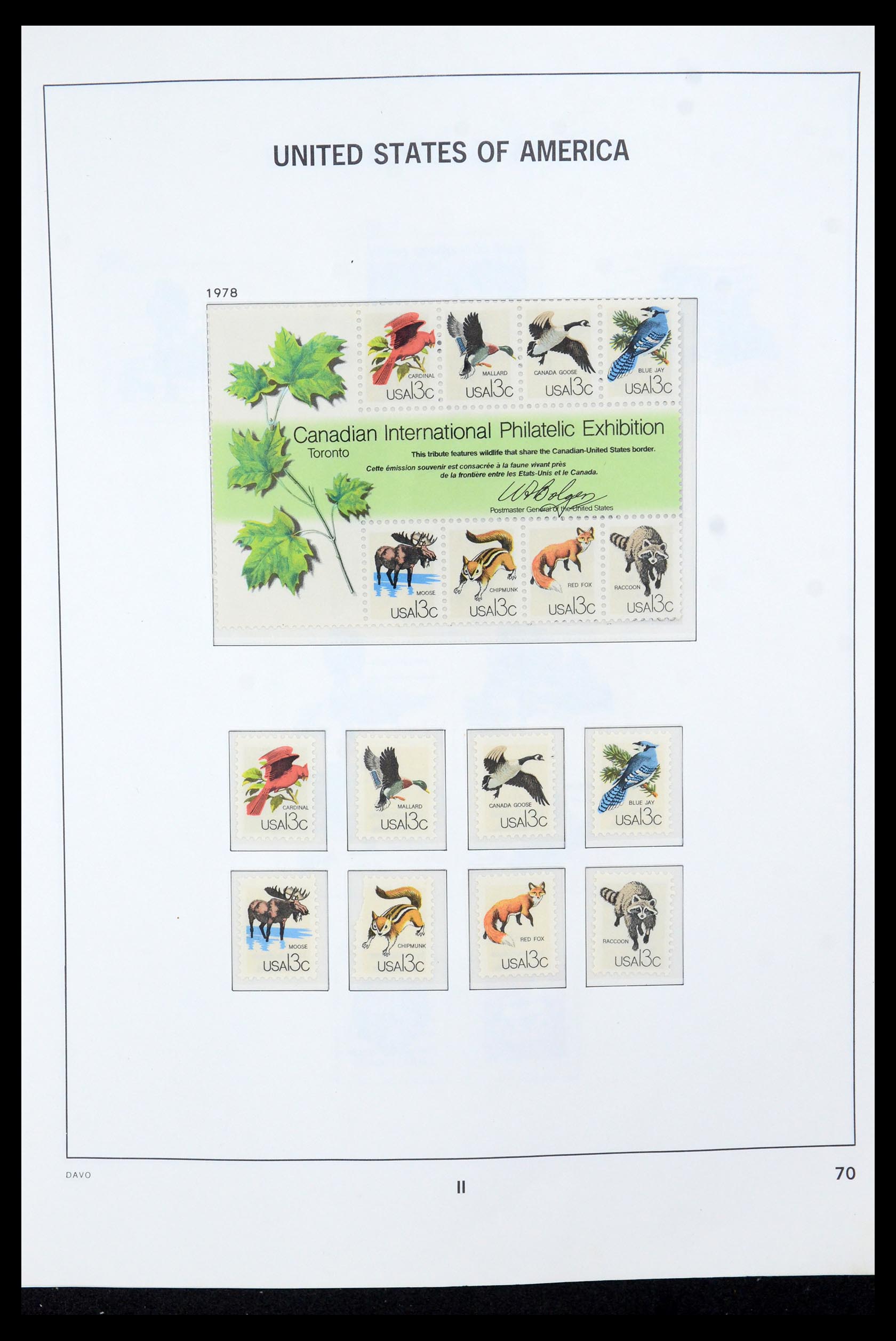 35732 032 - Postzegelverzameling 35732 USA 1970-2001.