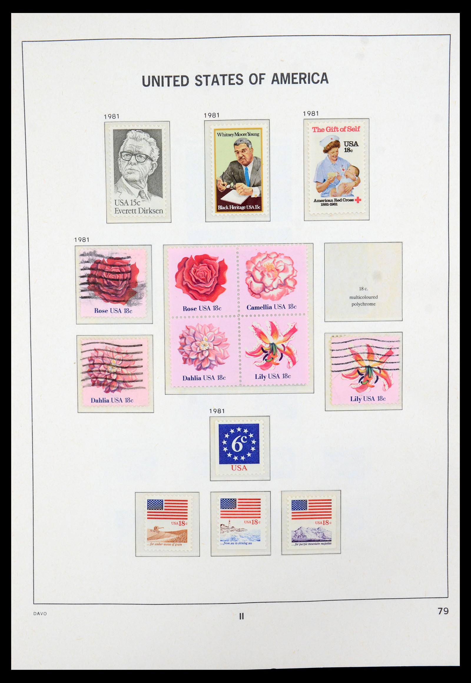 35732 041 - Stamp Collection 35732 USA 1970-2001.