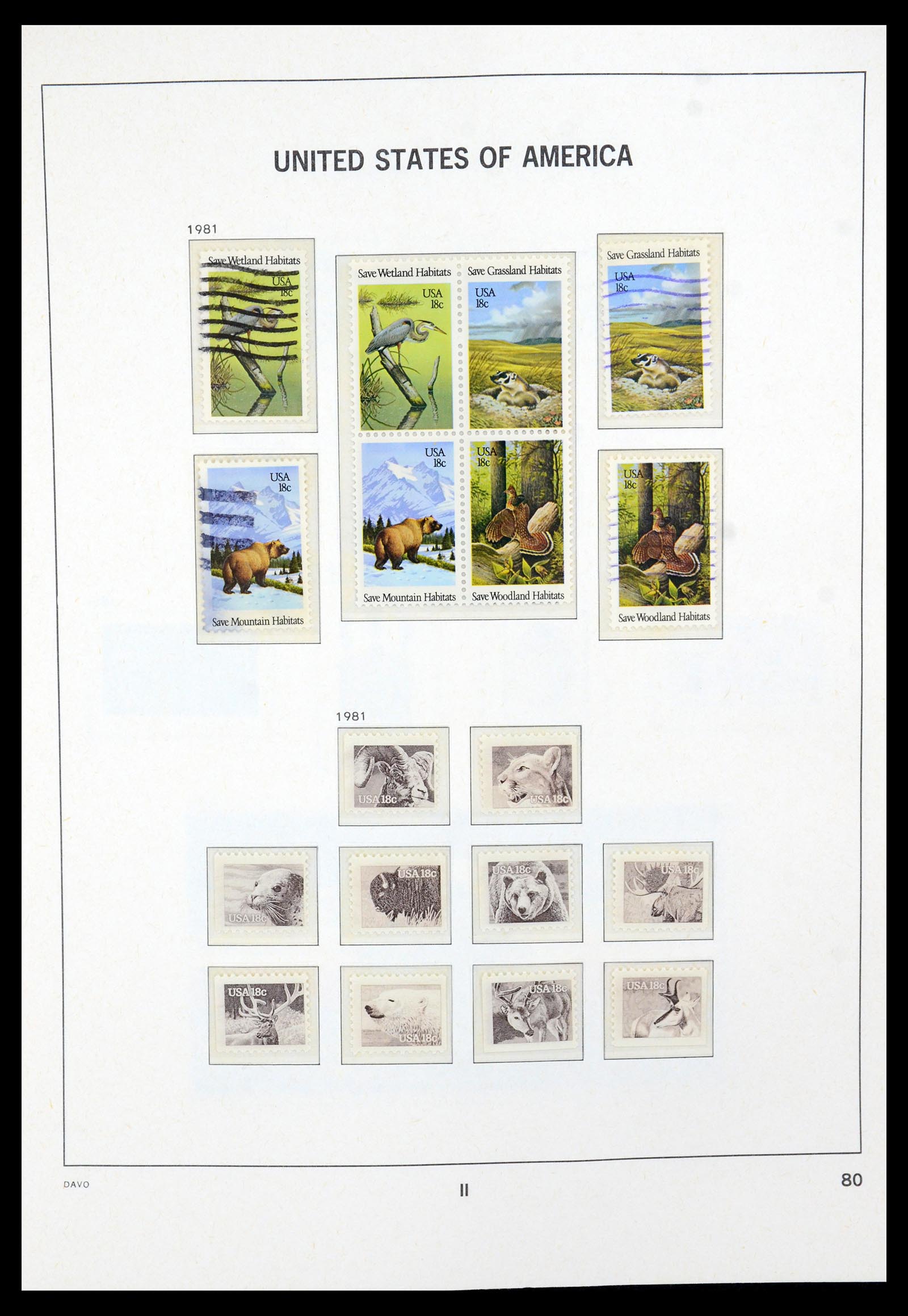 35732 042 - Stamp Collection 35732 USA 1970-2001.