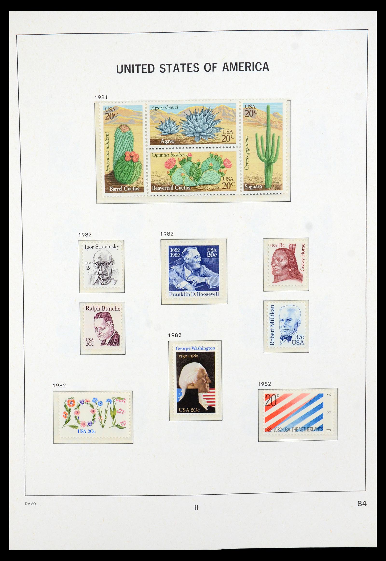 35732 046 - Stamp Collection 35732 USA 1970-2001.