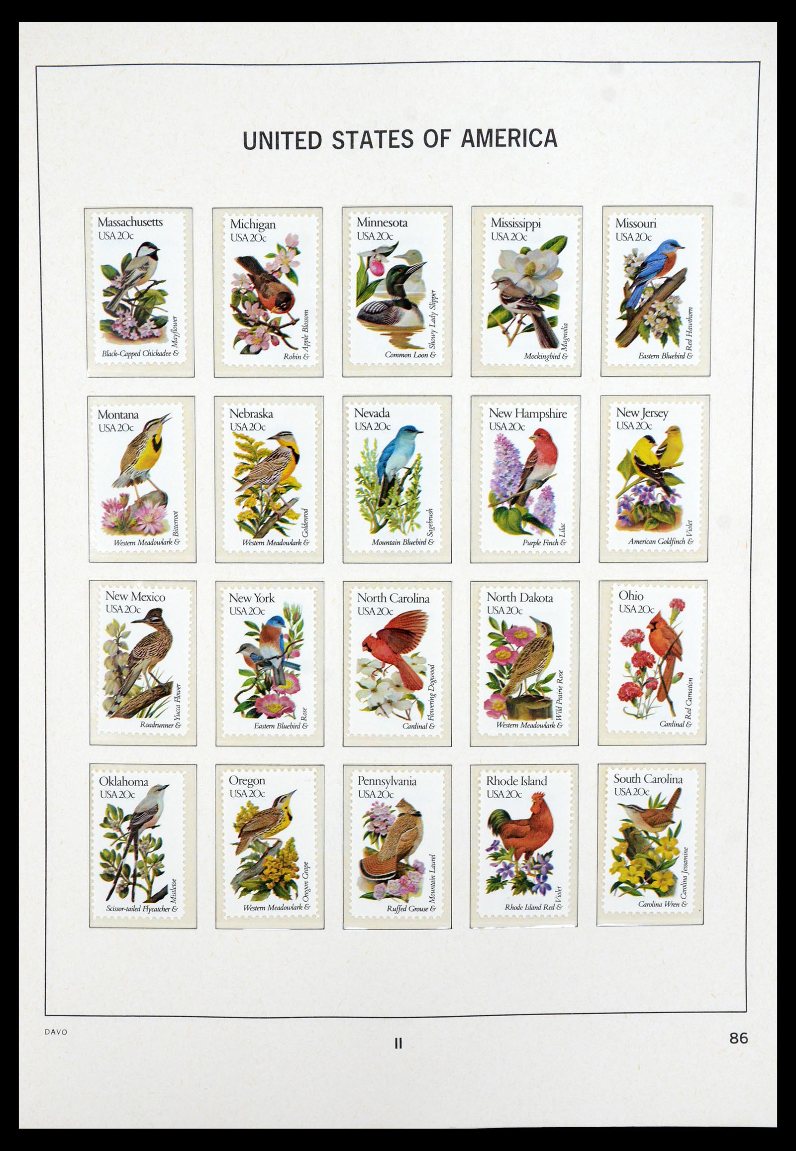 35732 048 - Stamp Collection 35732 USA 1970-2001.