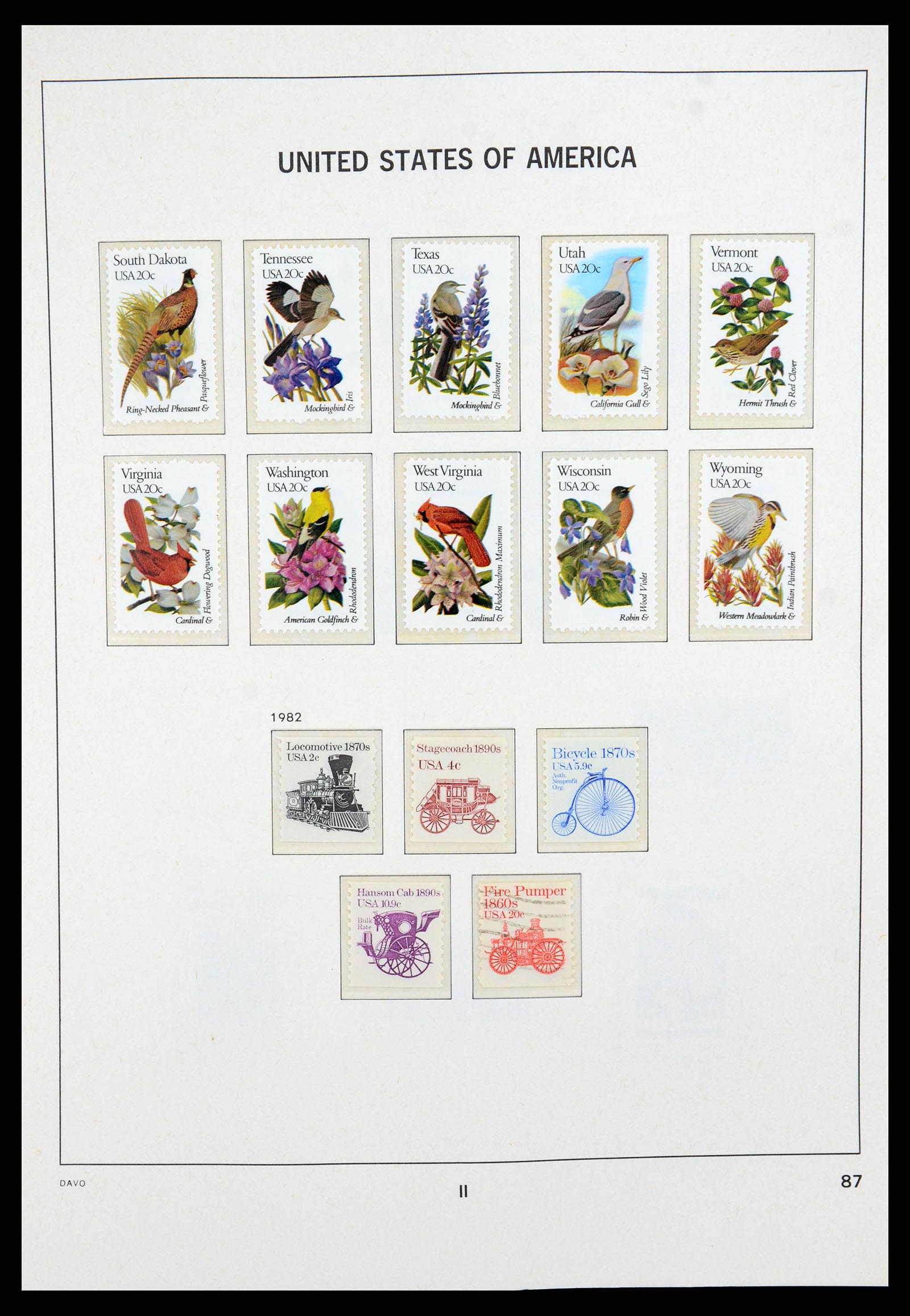 35732 049 - Stamp Collection 35732 USA 1970-2001.