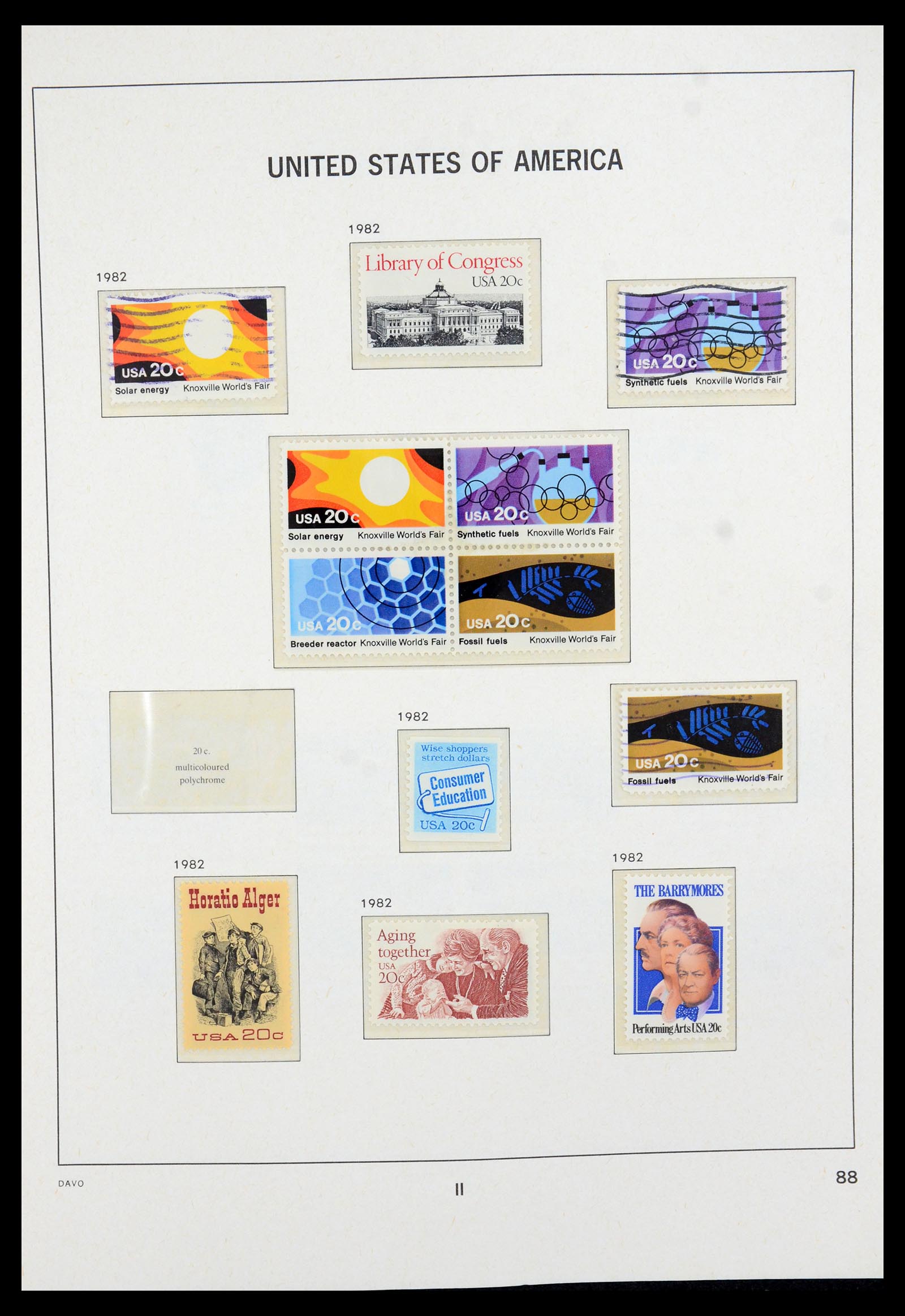 35732 050 - Stamp Collection 35732 USA 1970-2001.