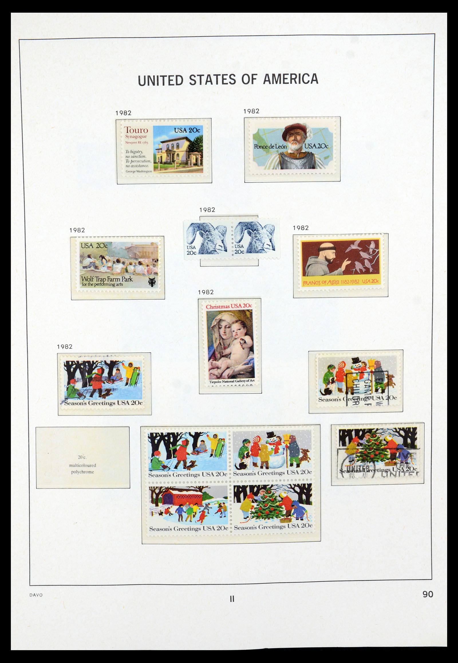 35732 052 - Stamp Collection 35732 USA 1970-2001.