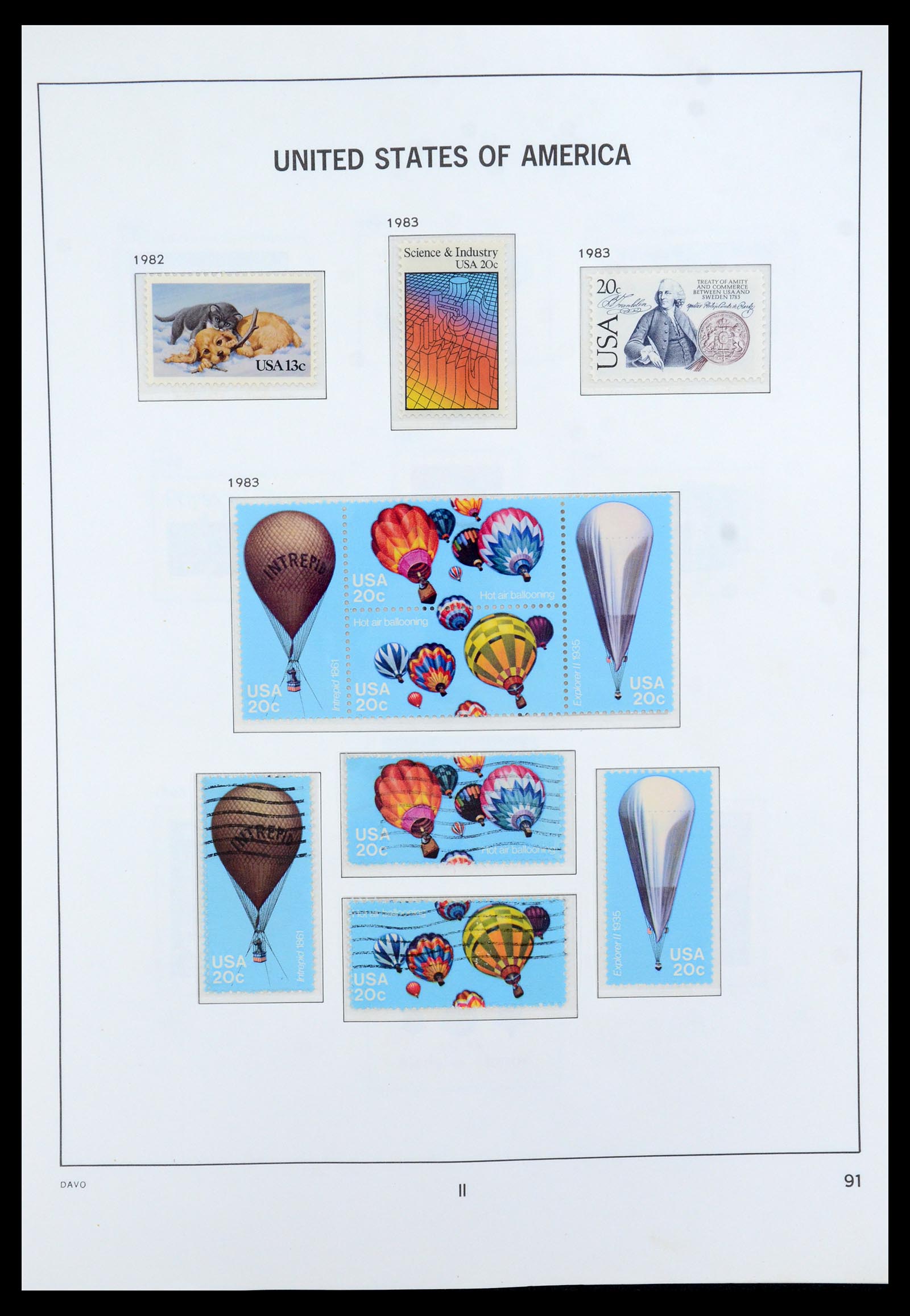 35732 053 - Stamp Collection 35732 USA 1970-2001.