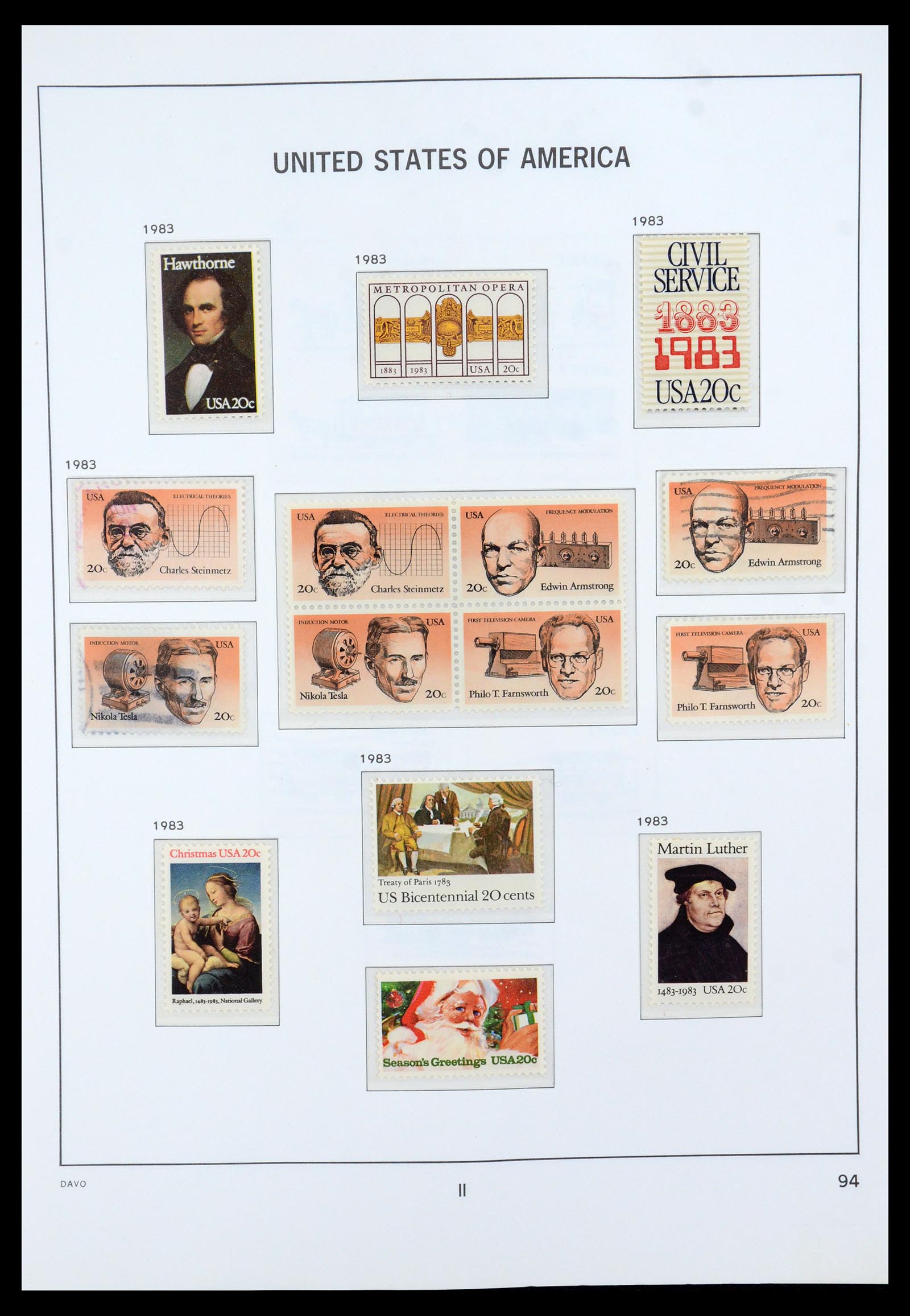 35732 056 - Stamp Collection 35732 USA 1970-2001.