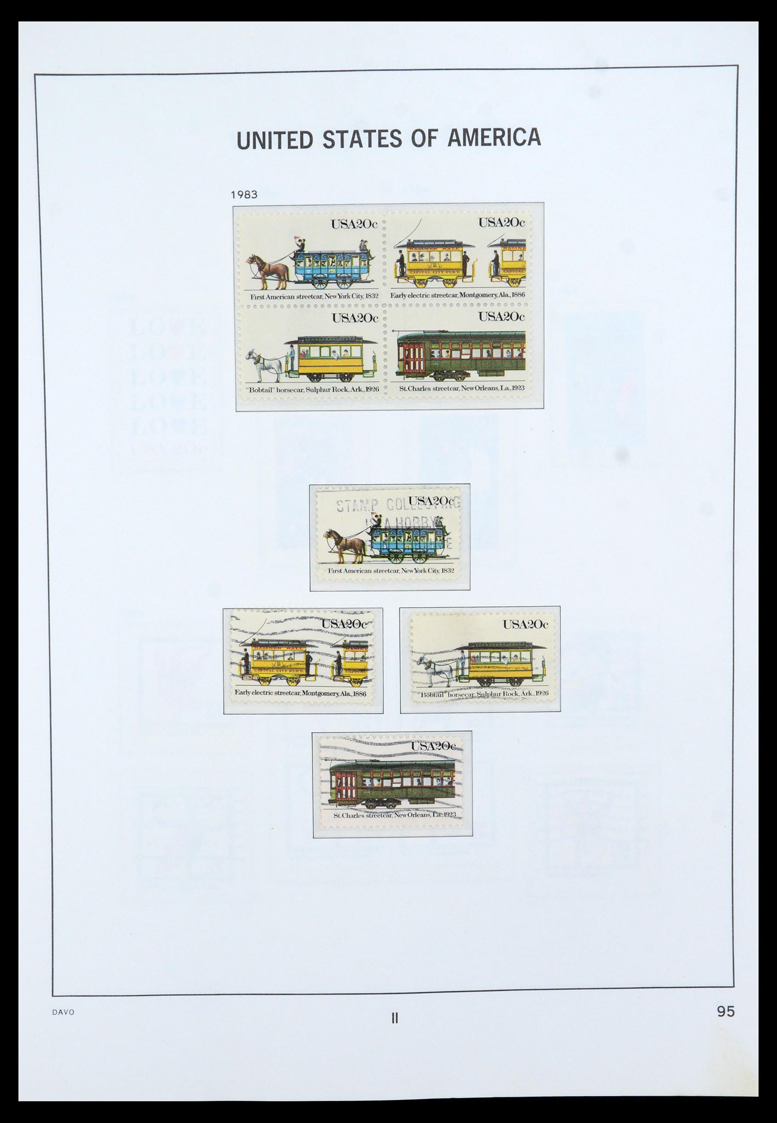 35732 057 - Stamp Collection 35732 USA 1970-2001.